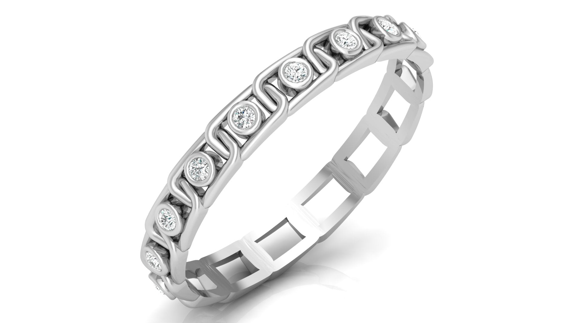 0.06 Ct Round  Diamond Ring