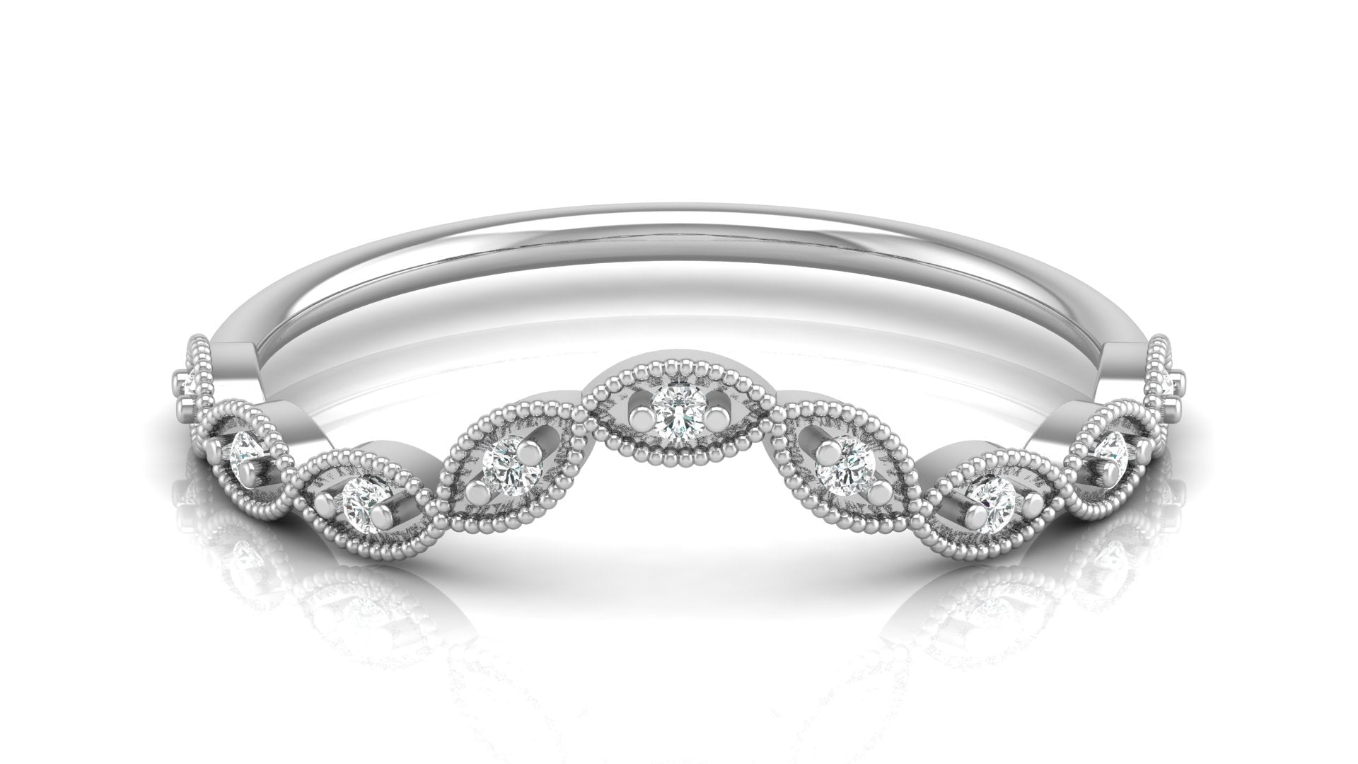 0.06 Ct Round  Diamond Ring