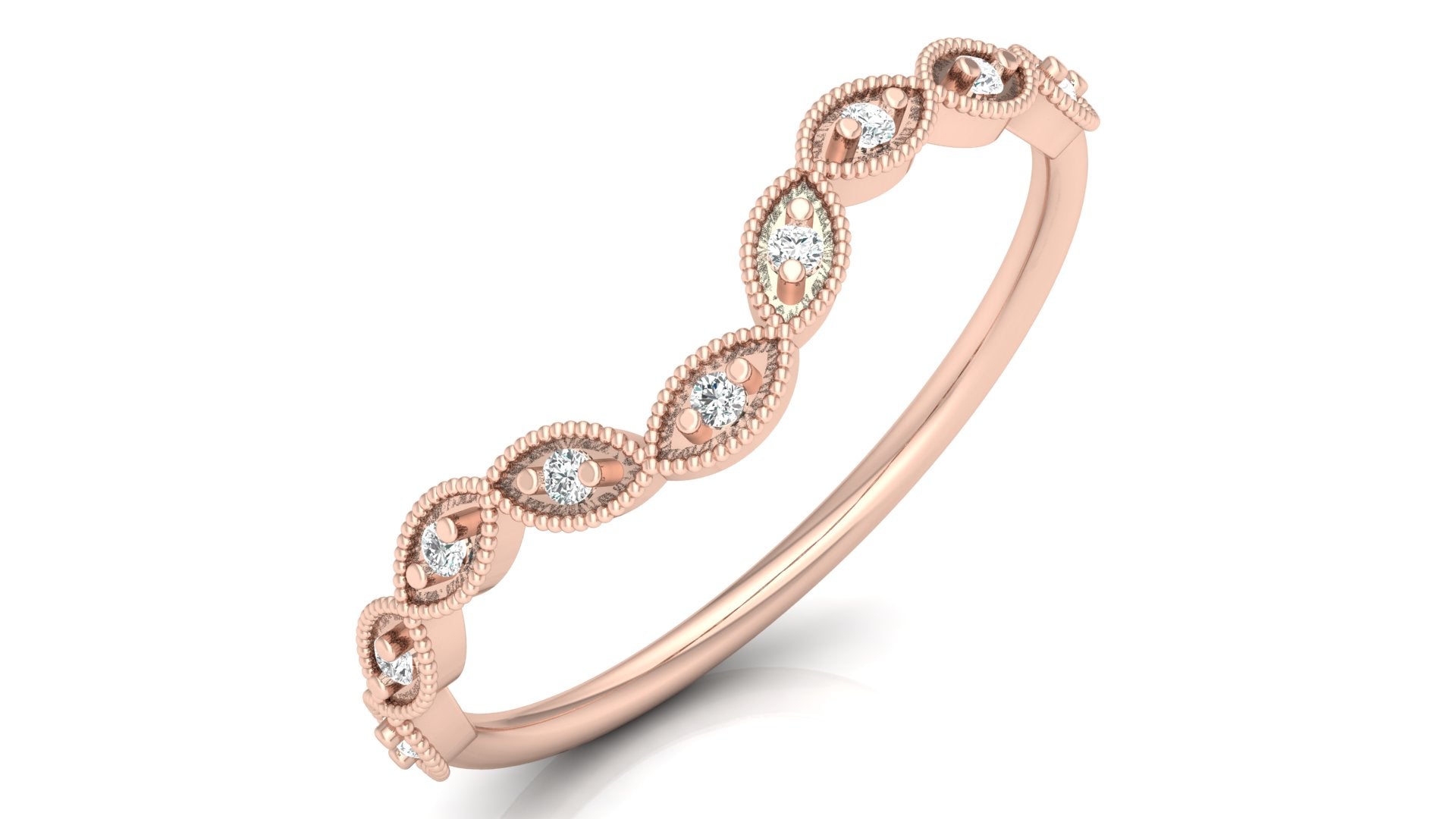 0.06 Ct Round  Diamond Ring