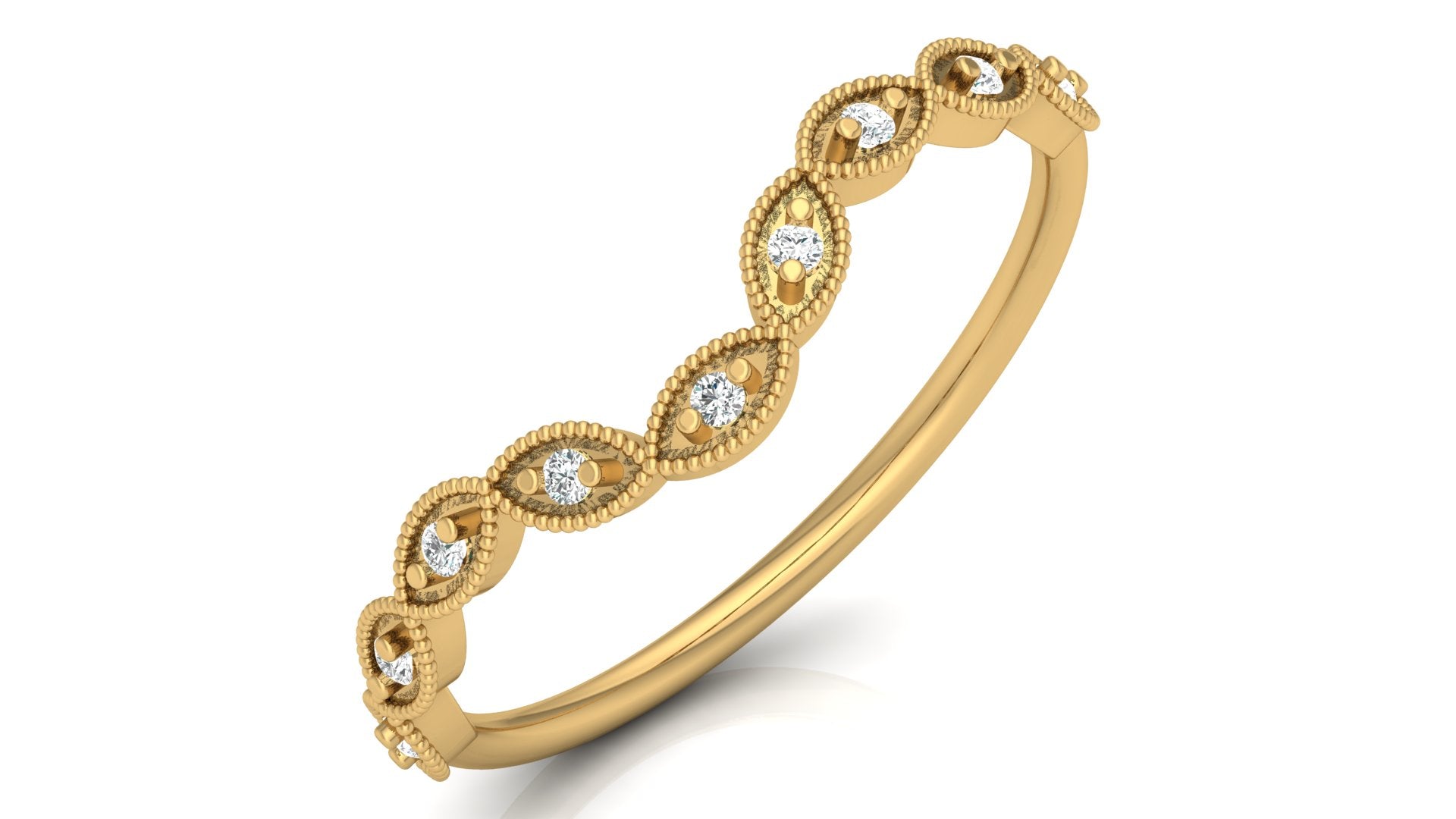 0.06 Ct Round  Diamond Ring