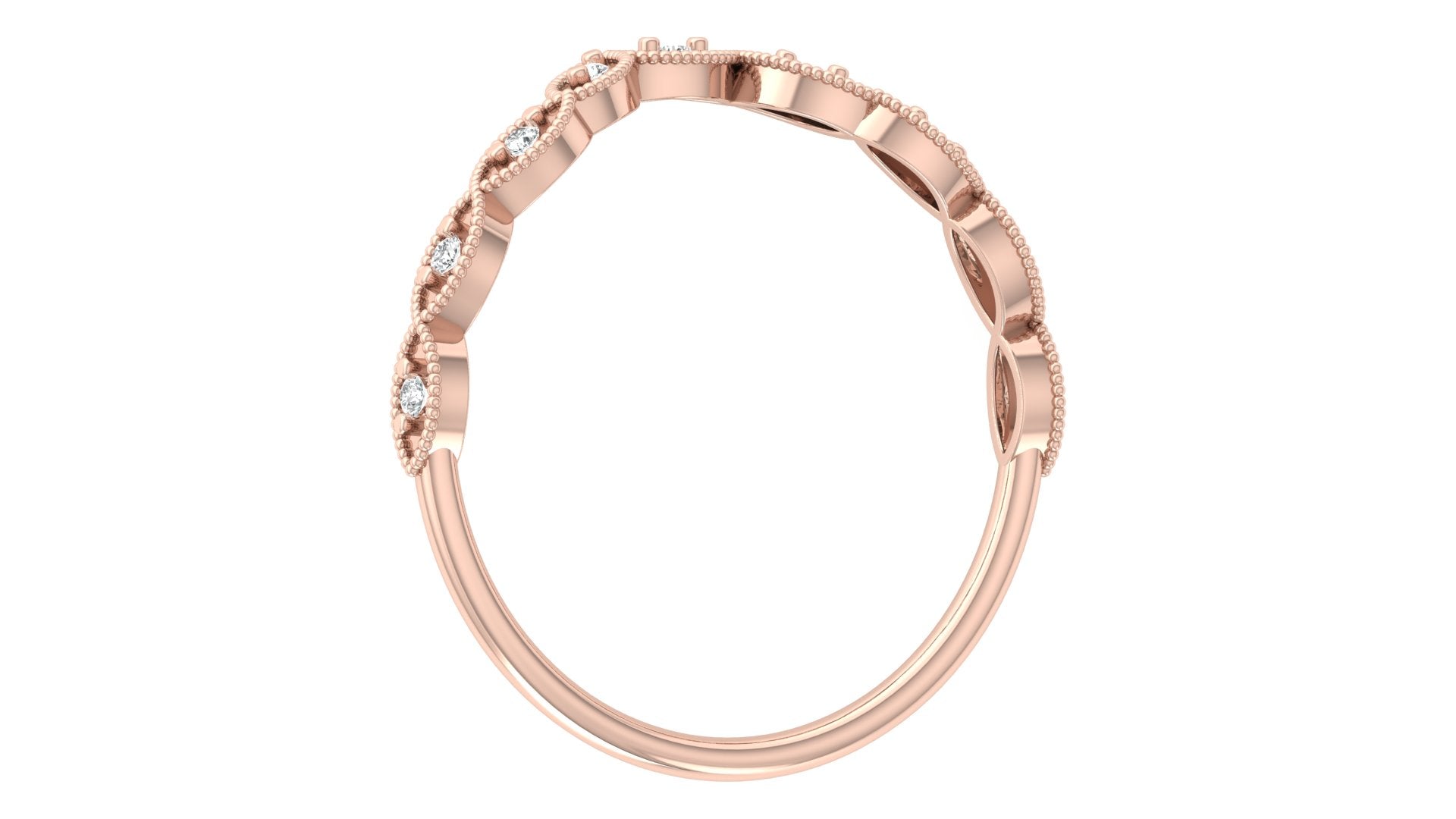 0.06 Ct Round  Diamond Ring