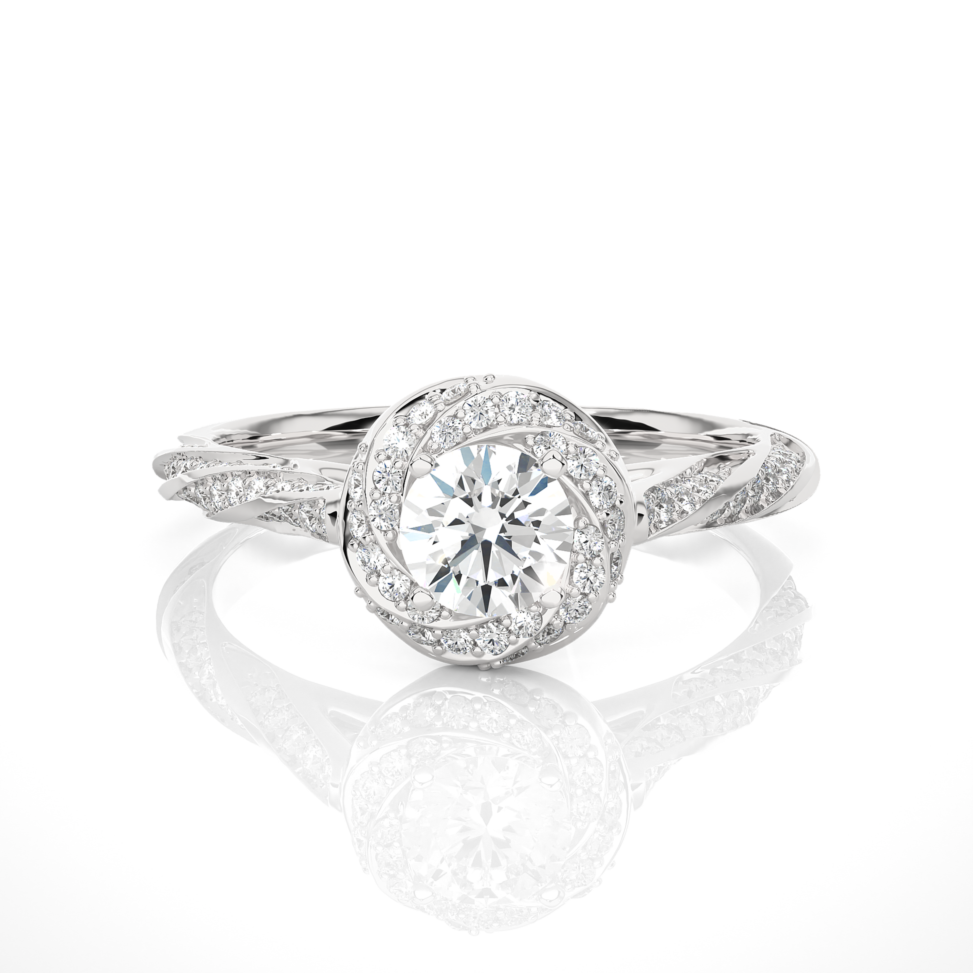 Premium Lab Grown Diamond Engagement Ring