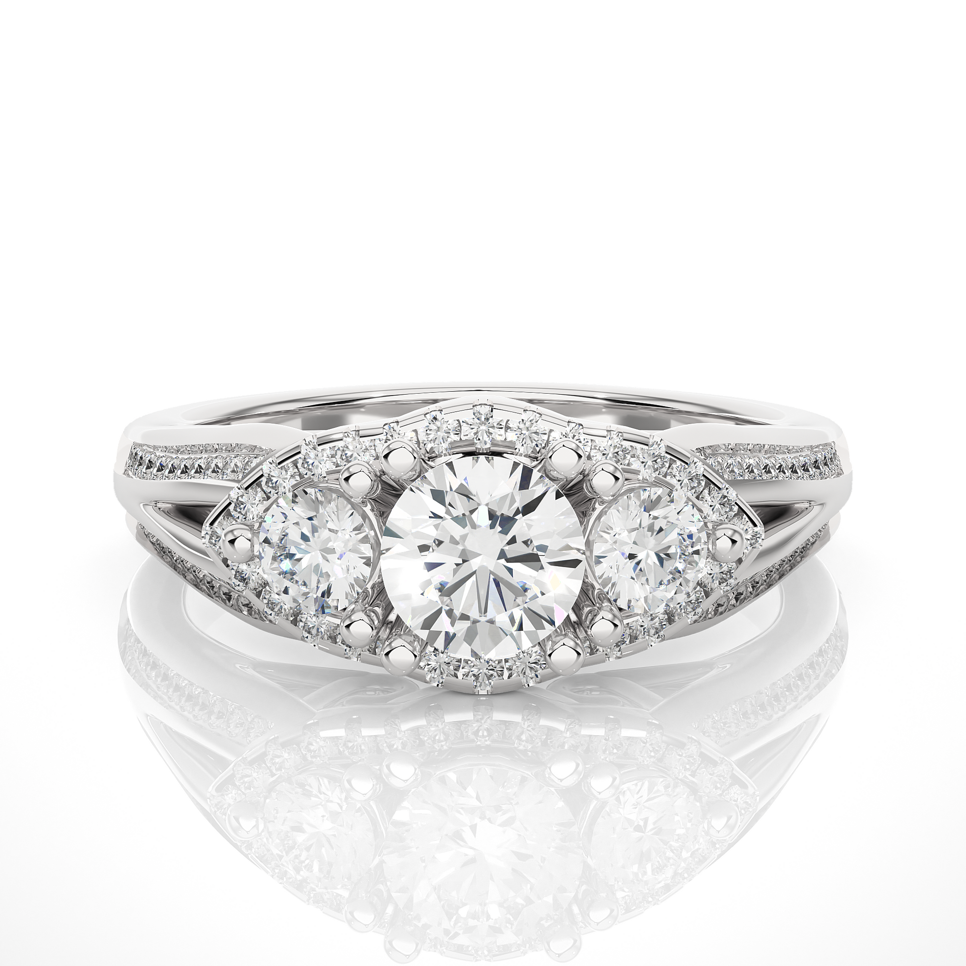 Kinship - Premium Trilogy Lab Grown Diamond Ring for her