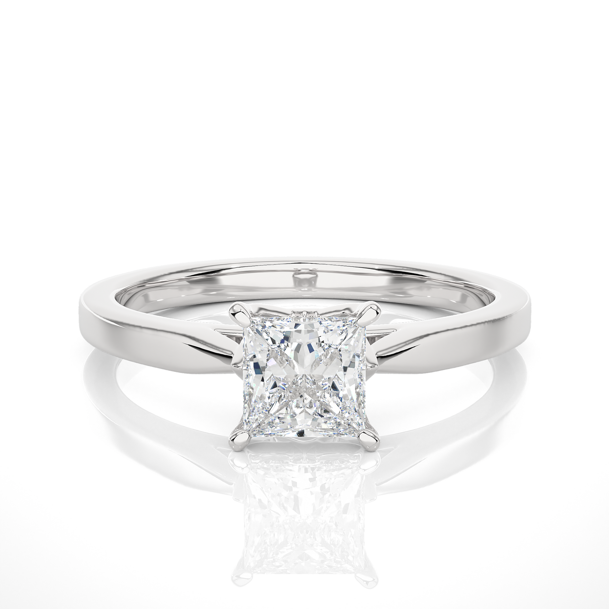 Elegant Princess Diamond Ring – Timeless Beauty with Princess Cut Diamond