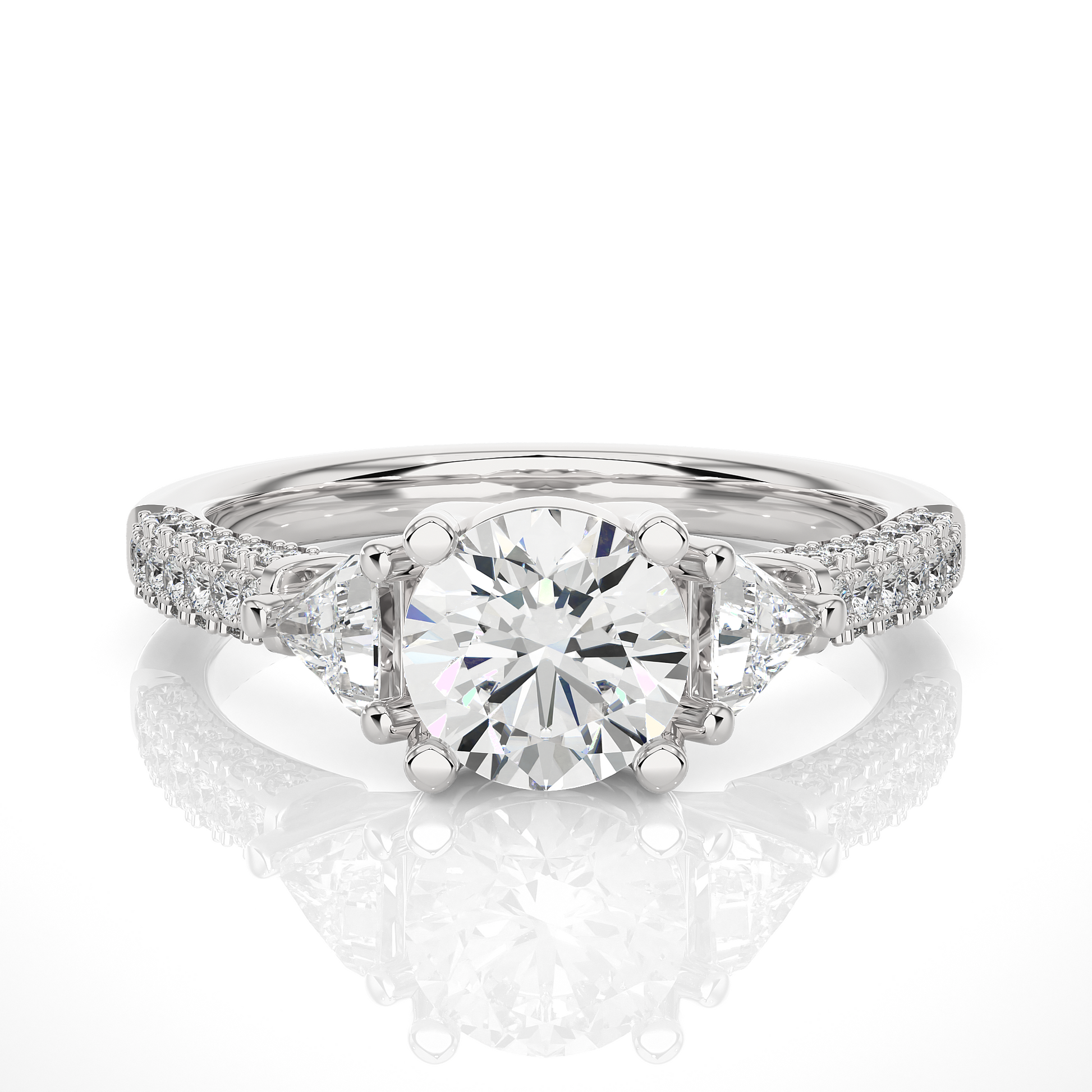 Timeless Affinity Ring - Fine Gold and Lab Grown Diamond
