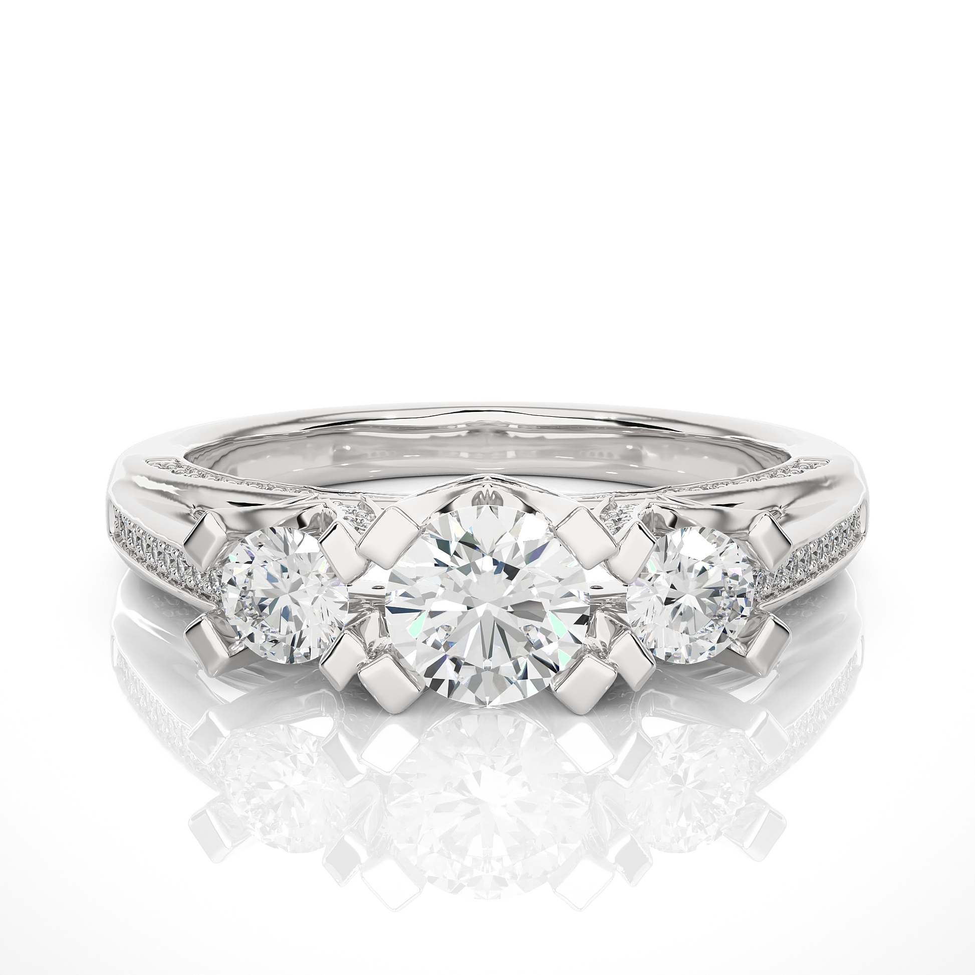 Compassionate Bond - Trilogy Lab Grown Diamond Ring