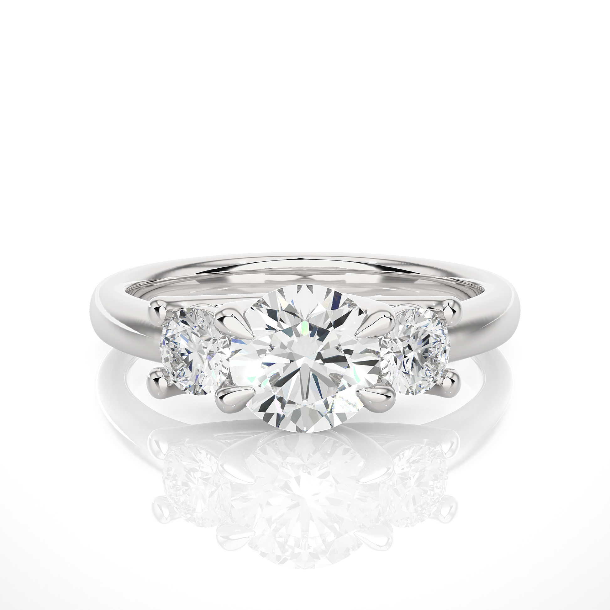 Whispered Vows Lab Grown Diamond Ring - Cherished Love Stories and Anniversaries