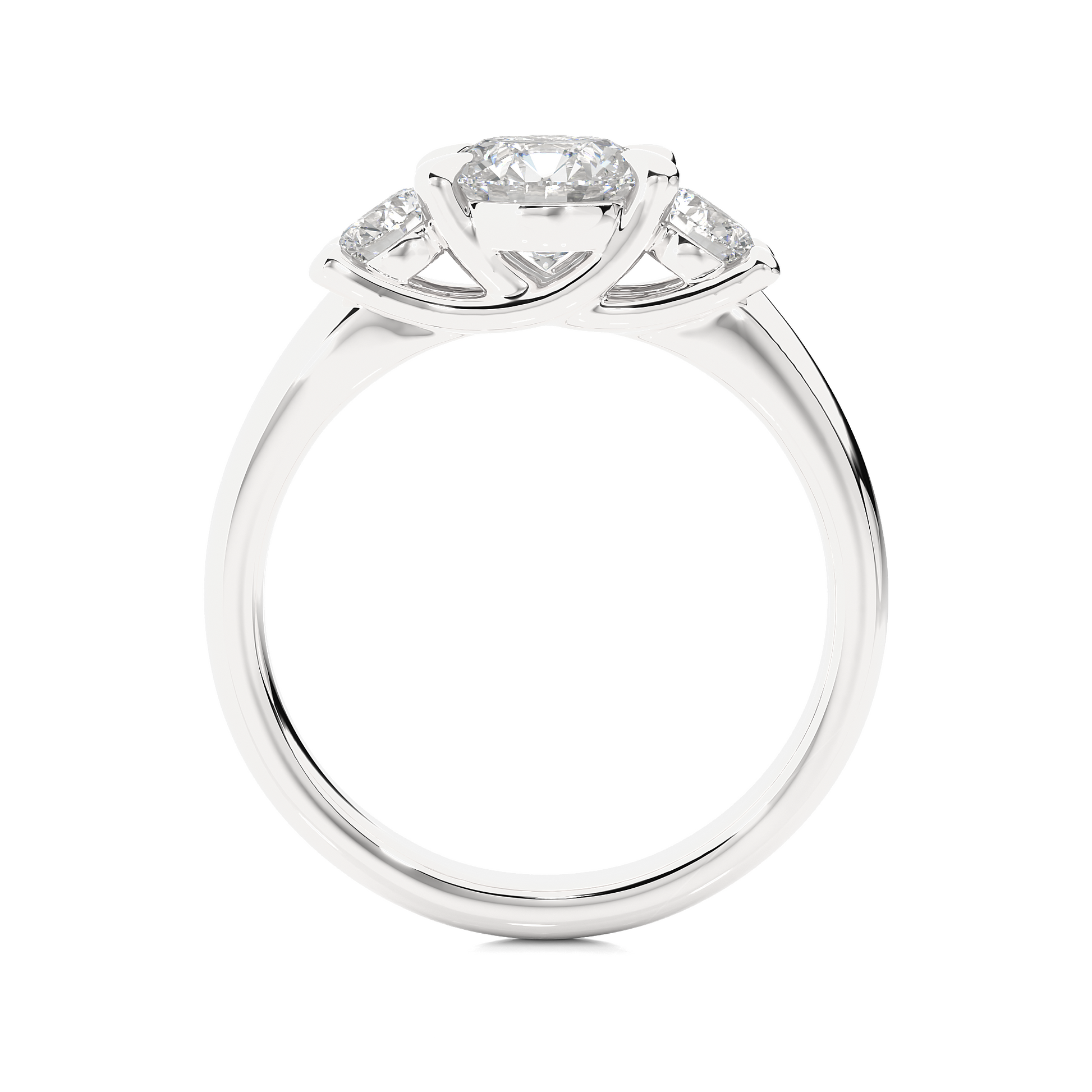 Whispered Vows Lab Grown Diamond Ring - Cherished Love Stories and Anniversaries