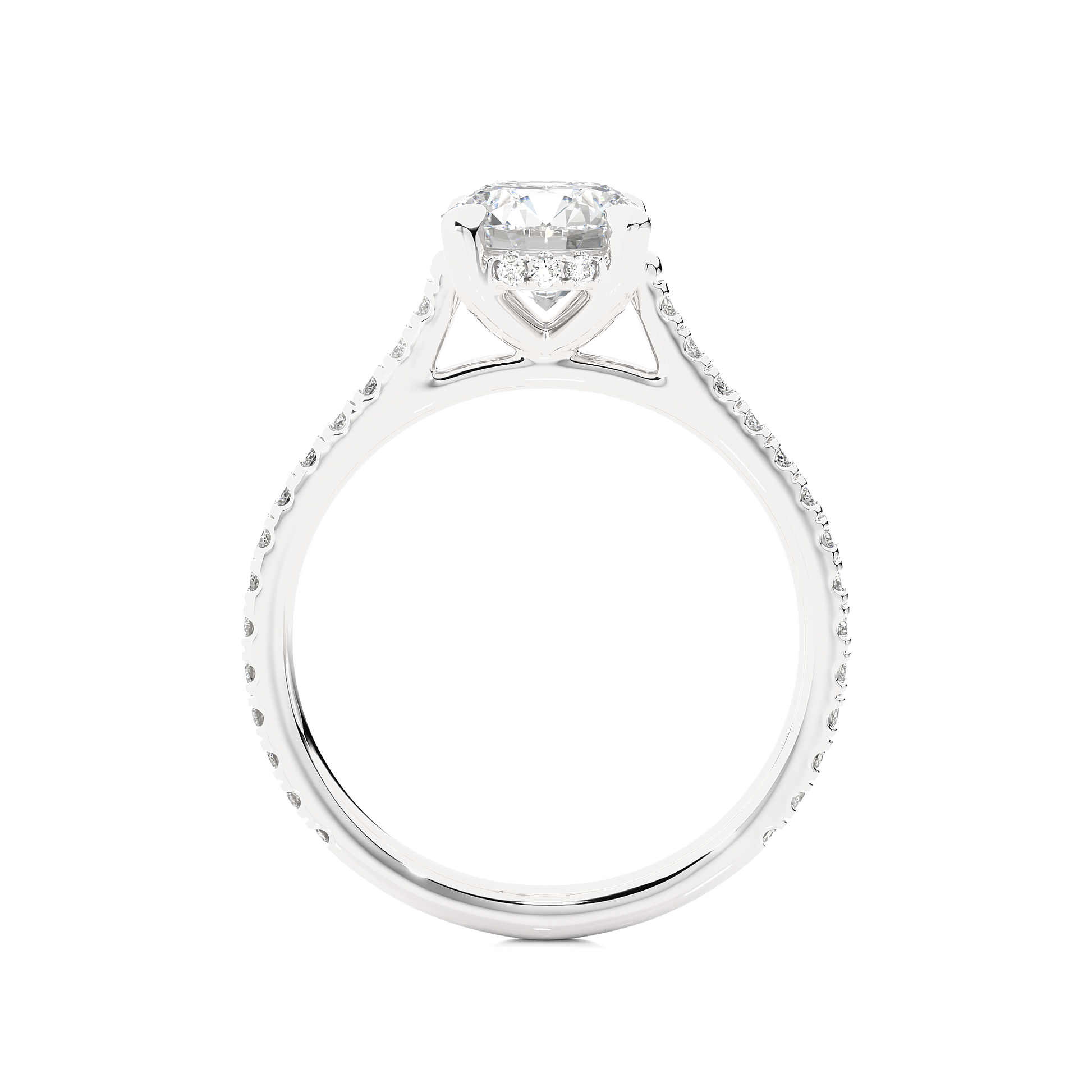 1.2+0.35 Ct Round Diamond Ring