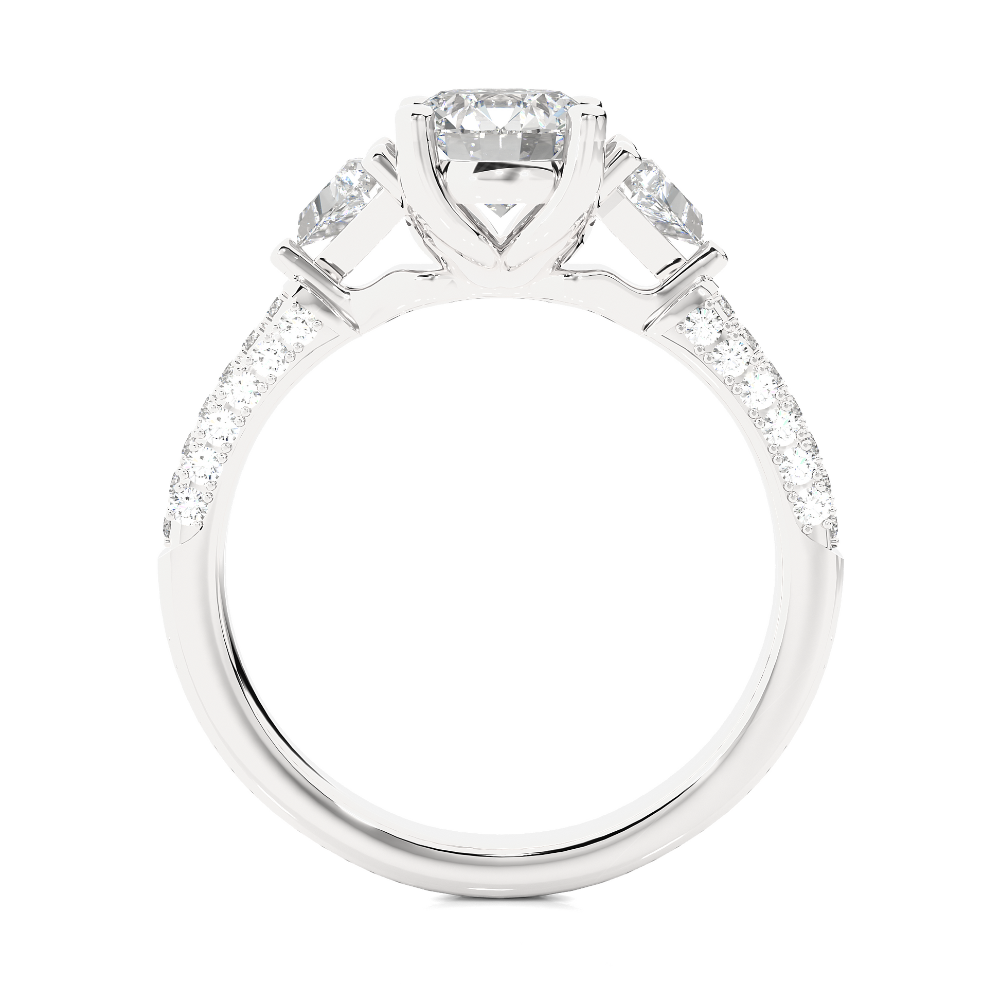 Timeless Affinity Ring - Fine Gold and Lab Grown Diamond