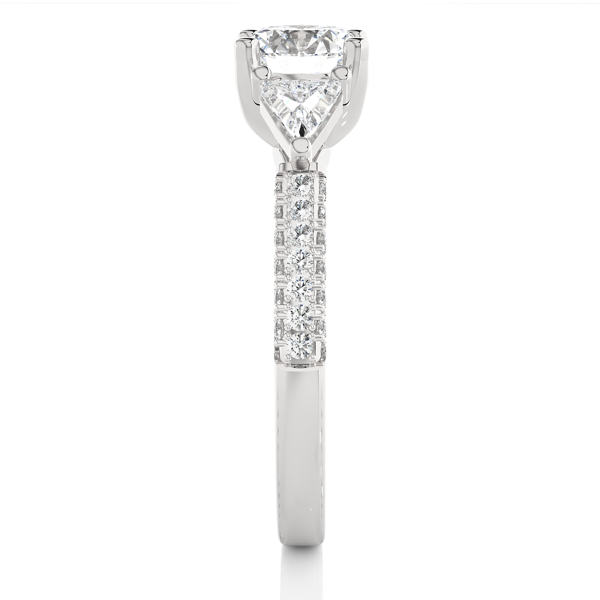 Timeless Affinity Ring - Fine Gold and Lab Grown Diamond