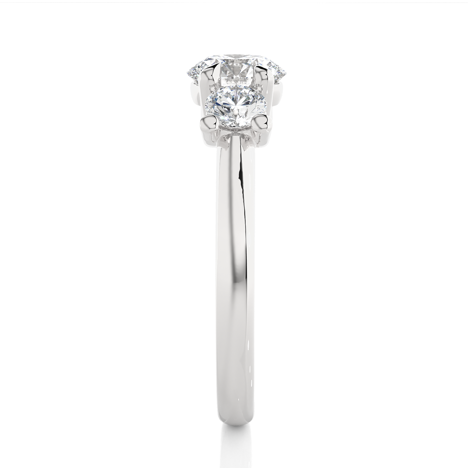 Whispered Vows Lab Grown Diamond Ring - Cherished Love Stories and Anniversaries