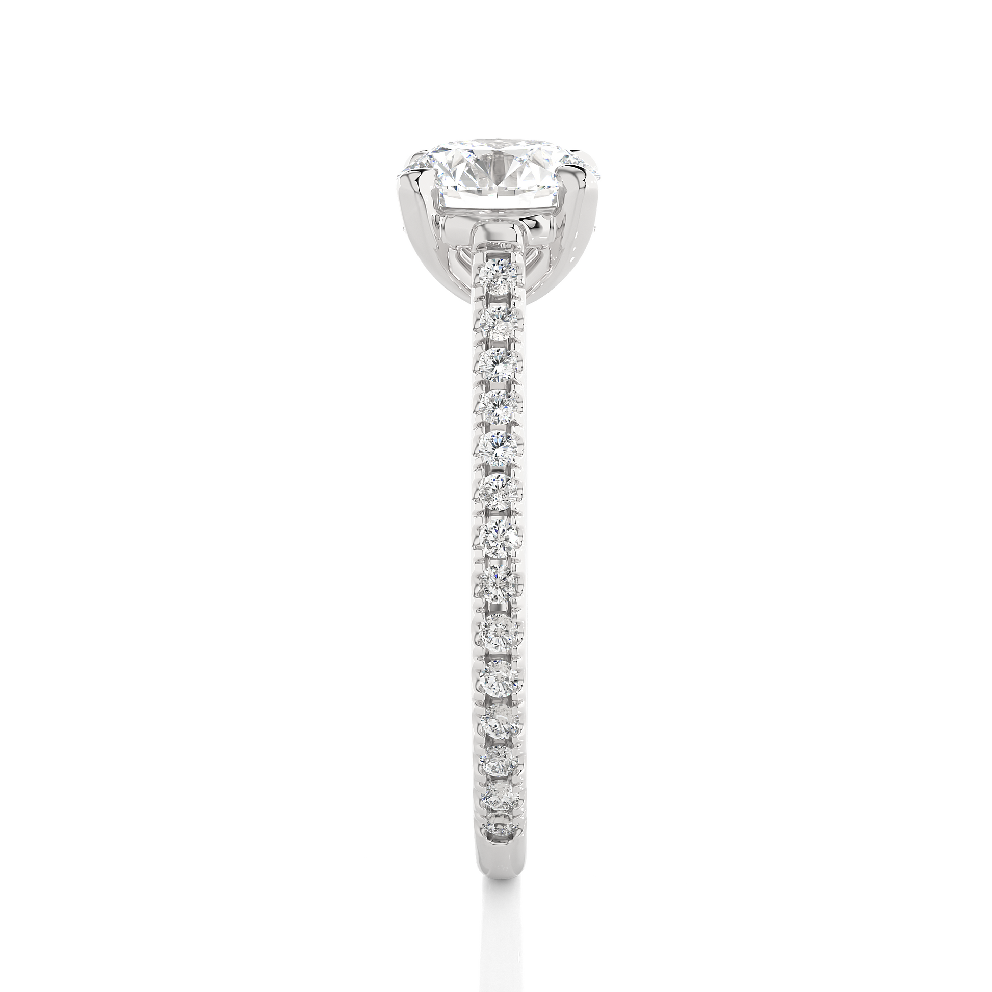1.2+0.35 Ct Round Diamond Ring
