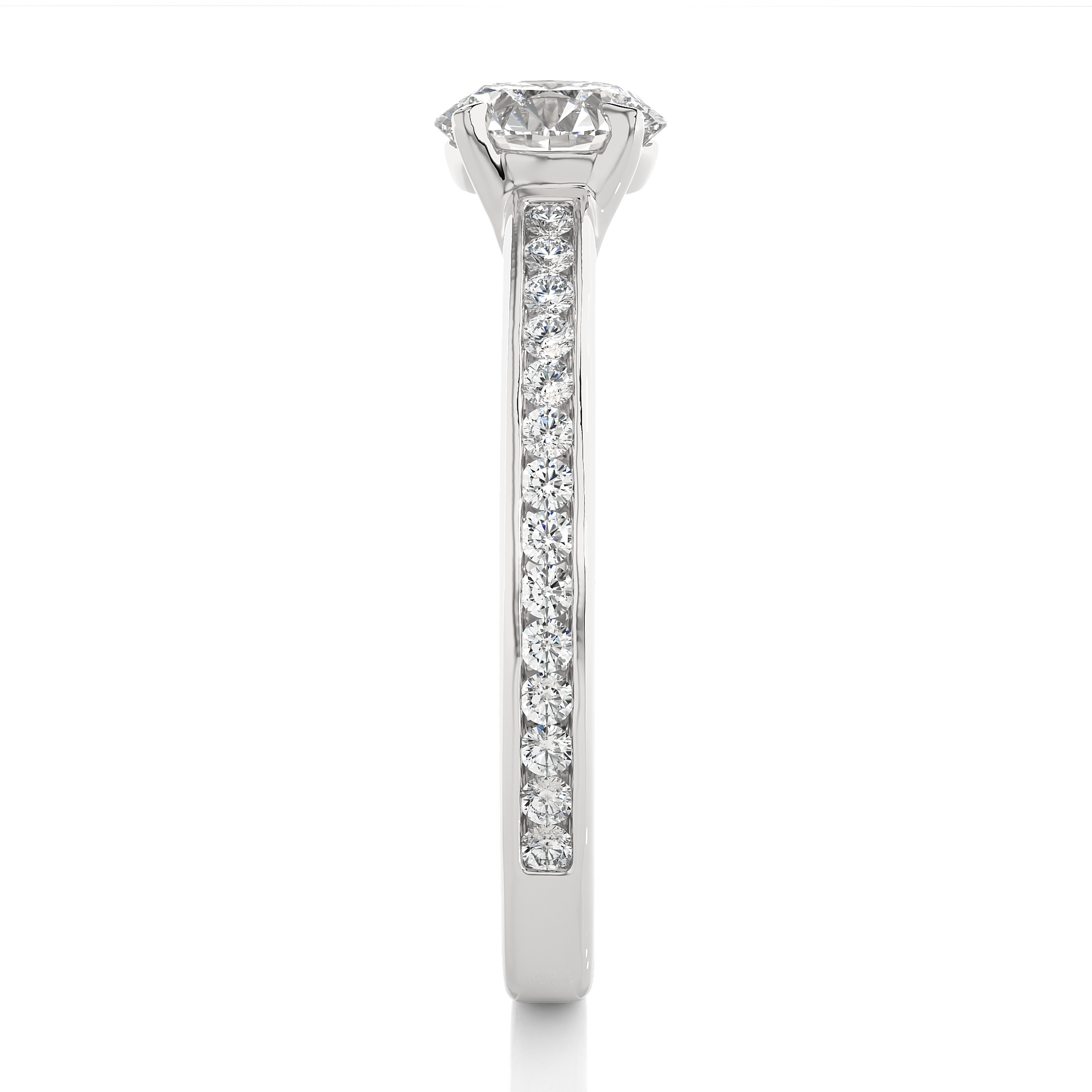 1+0.29  Ct Round Diamond Ring