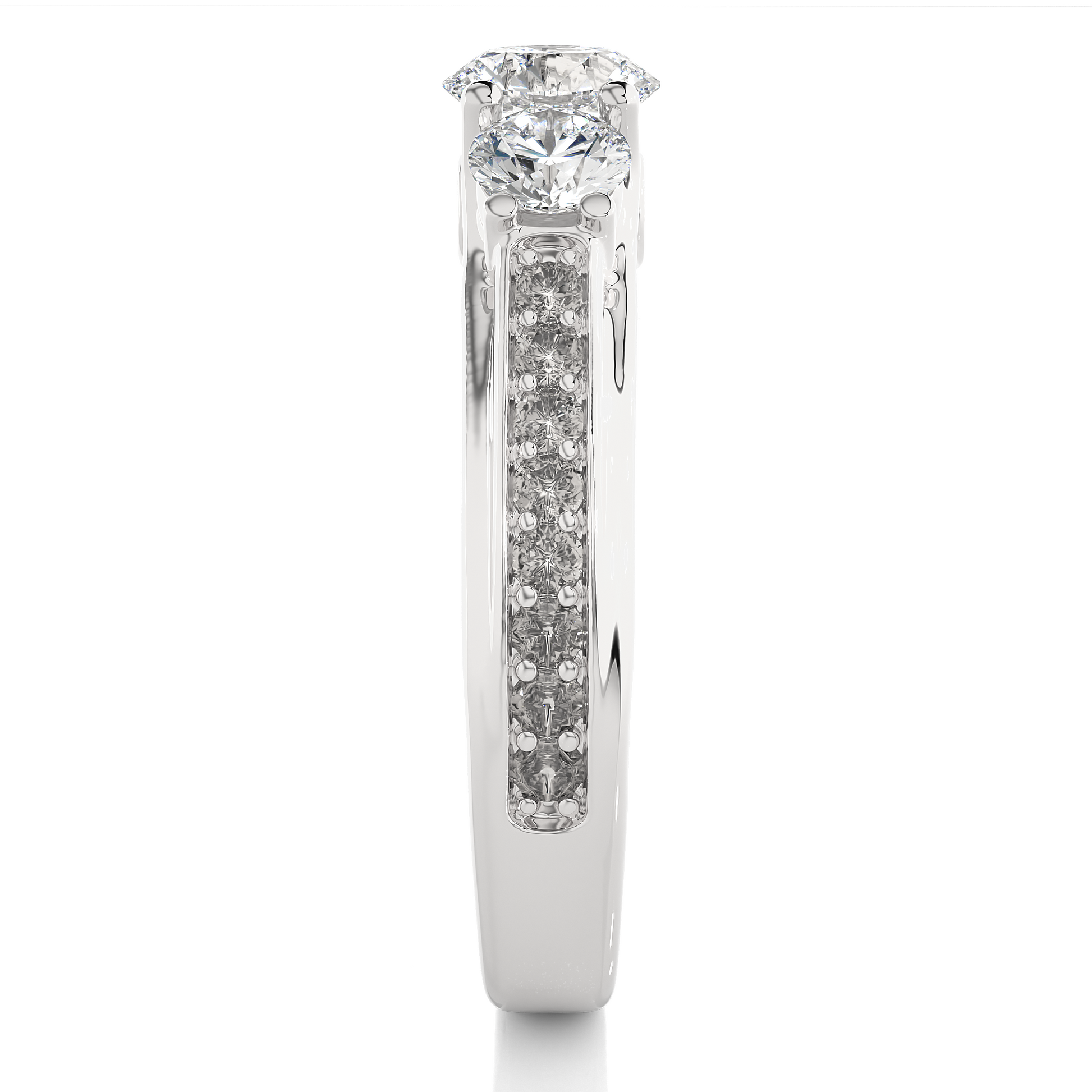 Resilient Bond Ring Round Lab Grown Diamond Ring