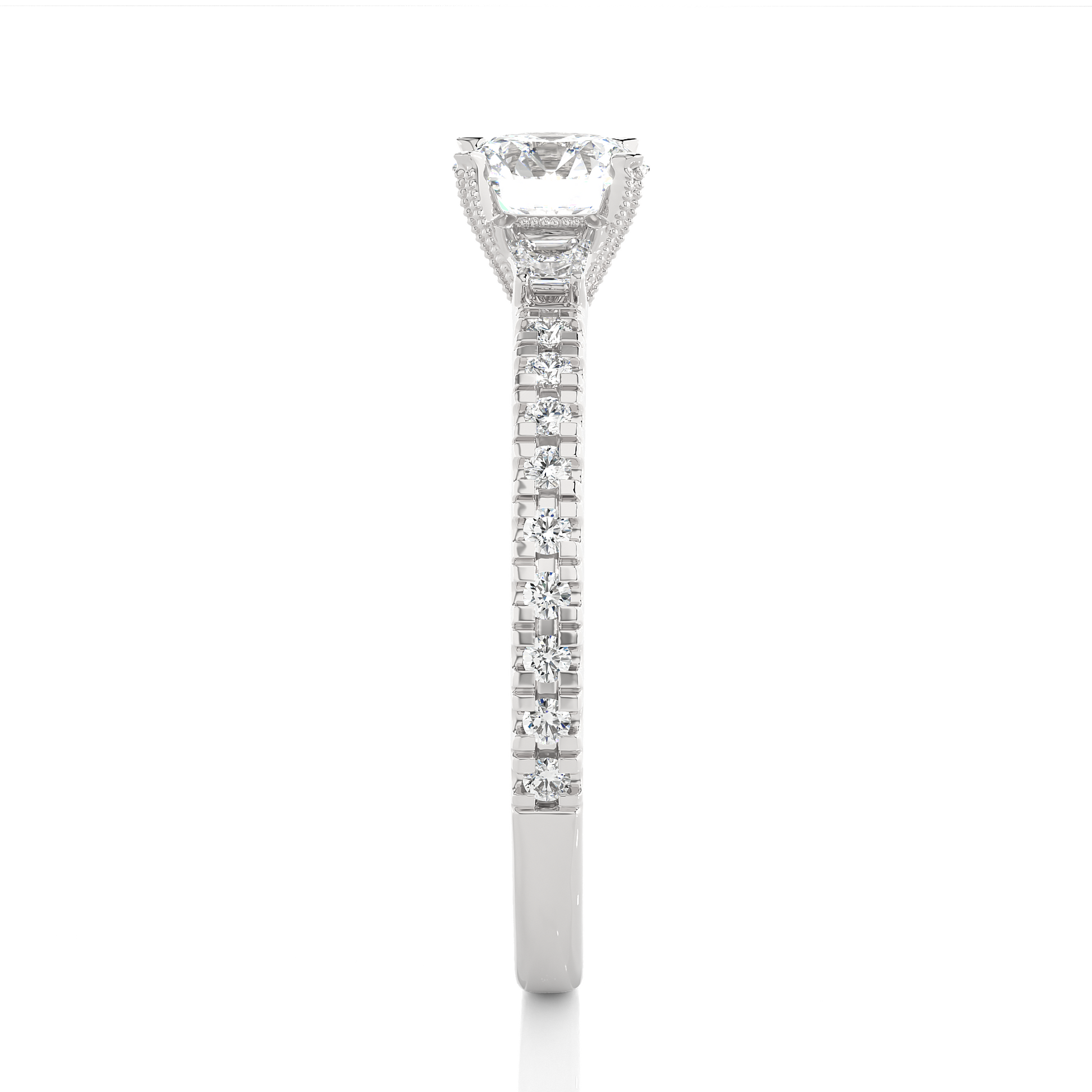 Gracious Pledge Trilogy Ring made with Lab Grown Diamond and Gold