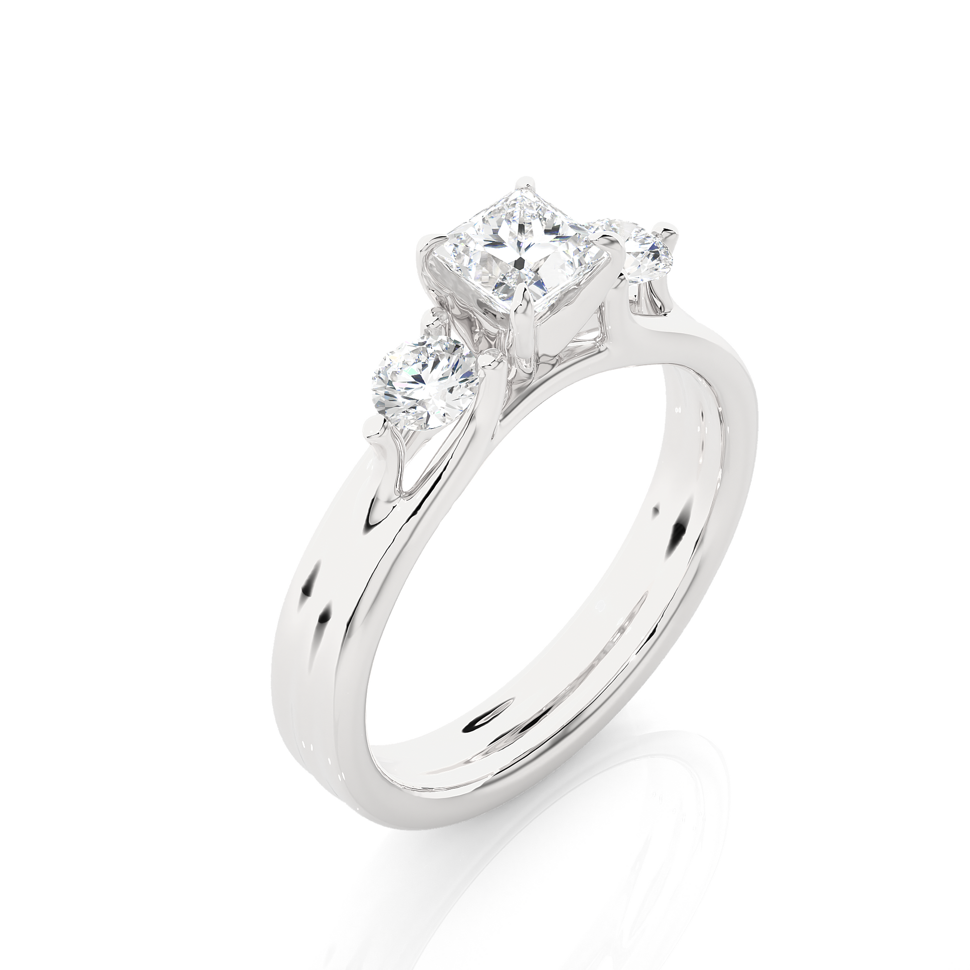 Harmonious Pledge Ring made with Premium Lab Grown Diamonds