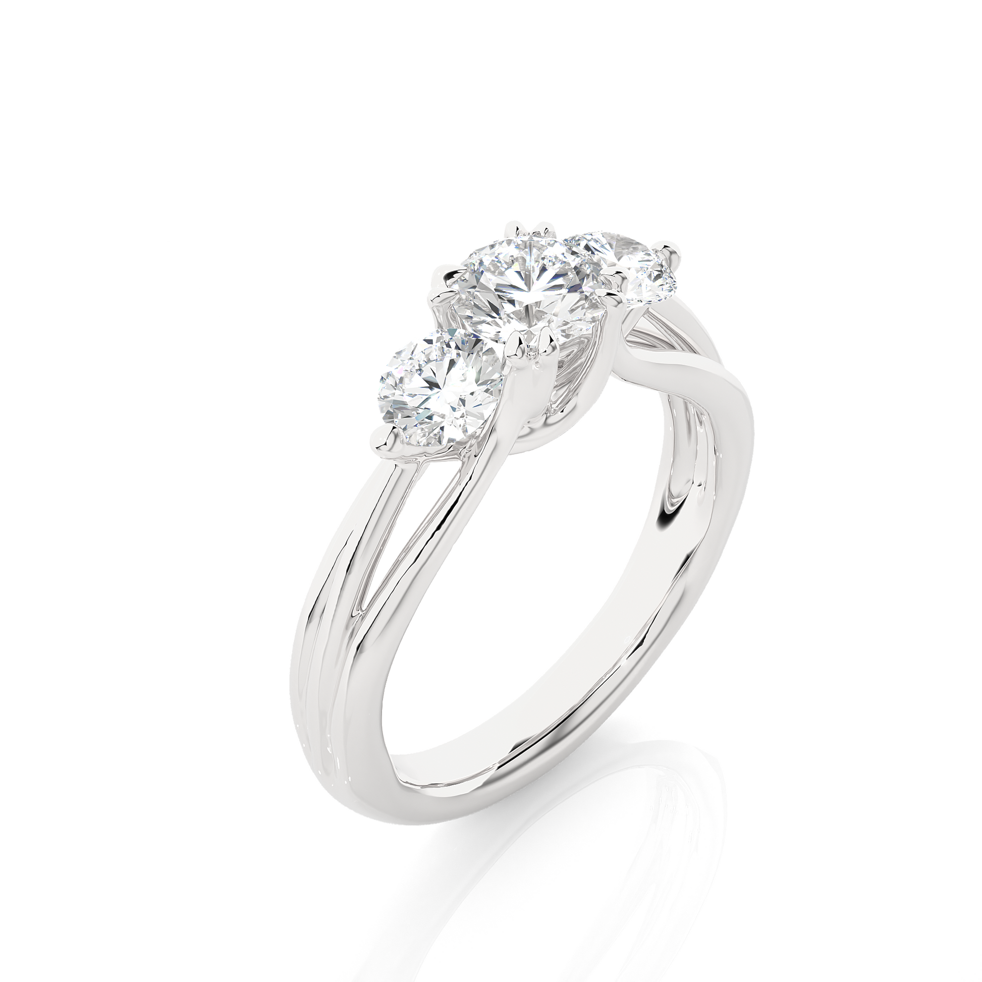 Honorable Vow Ring - Premium Trilogy Lab Grown Diamond Ring