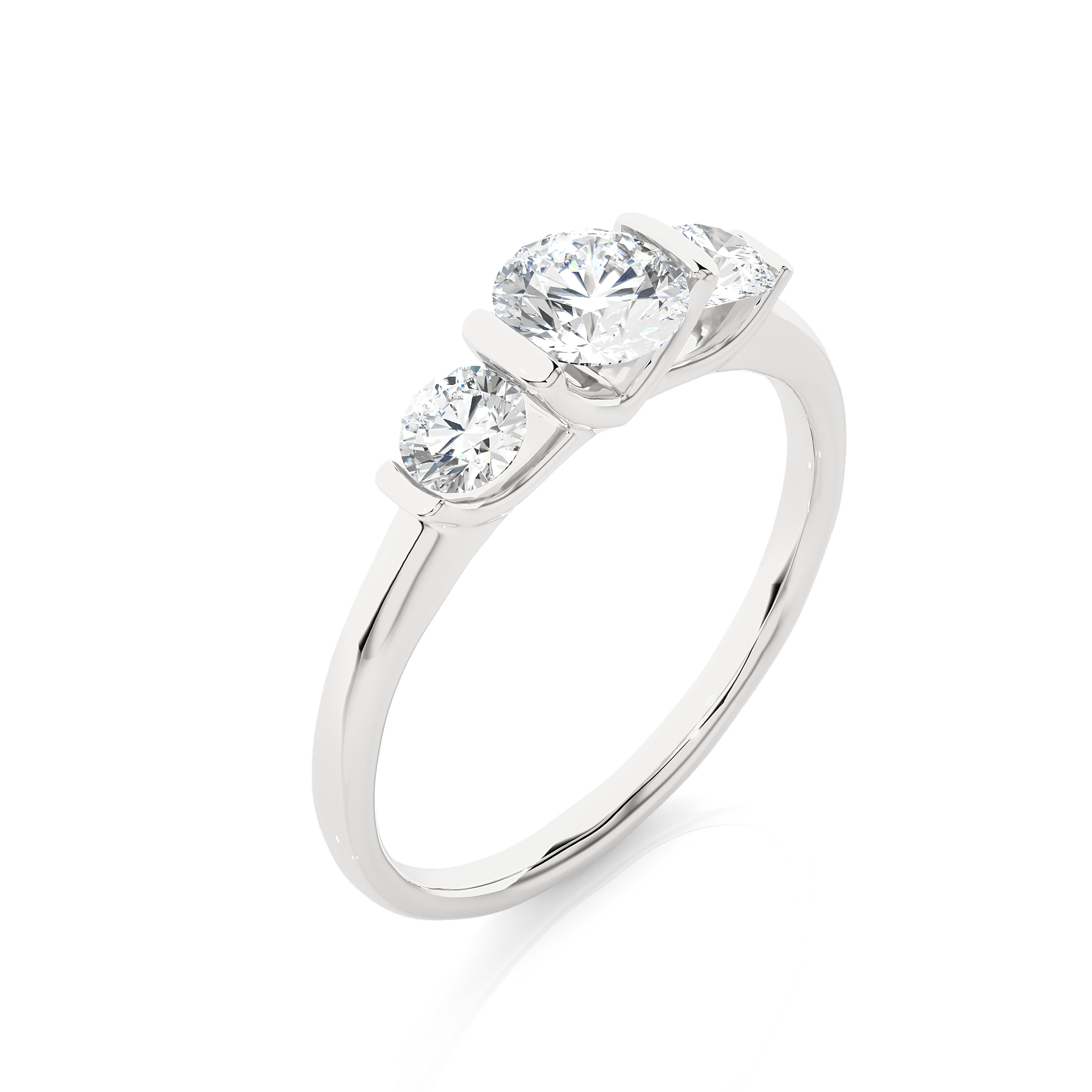 Warm Allegiance - Lab Grown Diamond Trilogy Ring