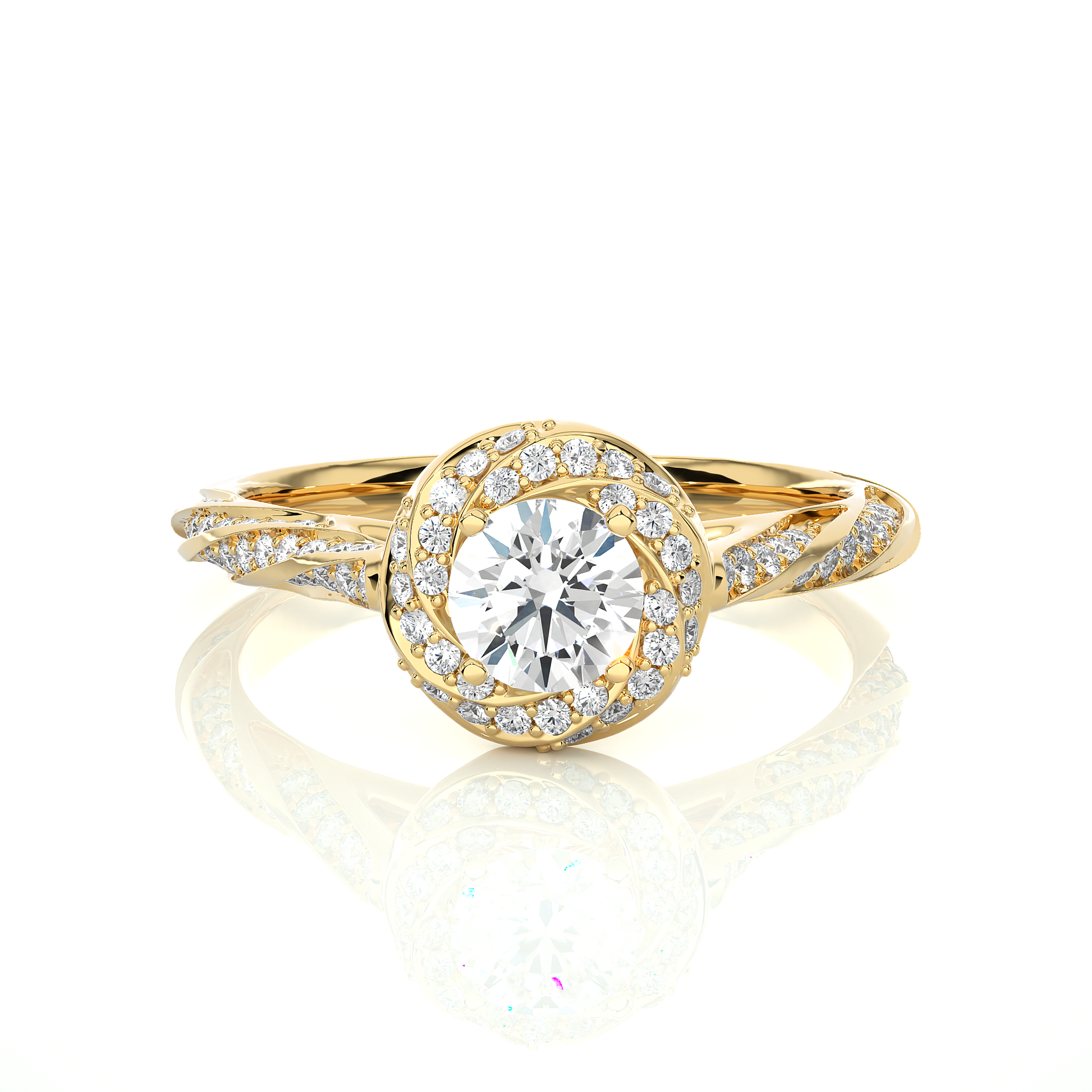 Celestial Bloom Lab Grown Diamond Ring