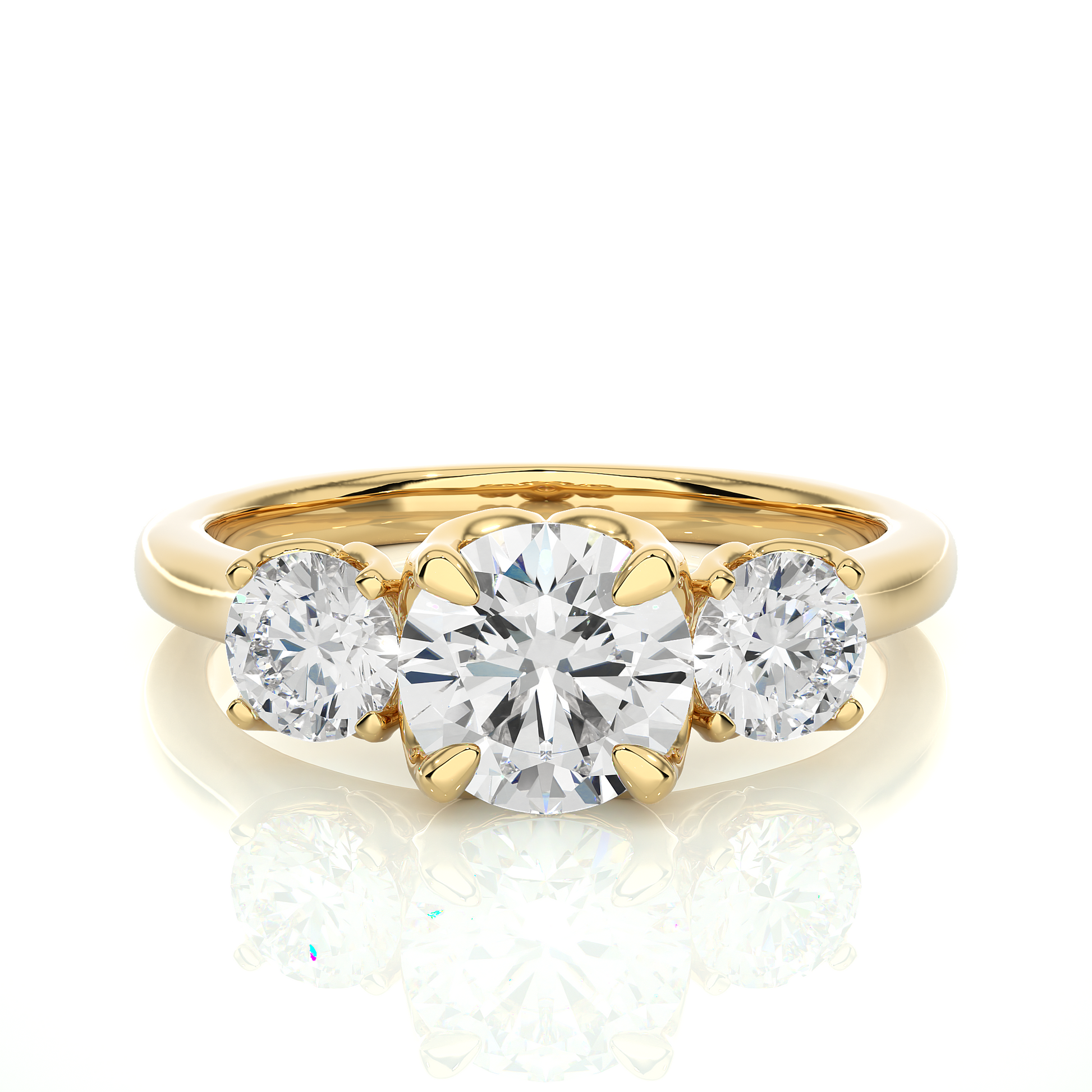 Lifelong Vows and Love Ring made with Gold and Lab Grown Diamonds