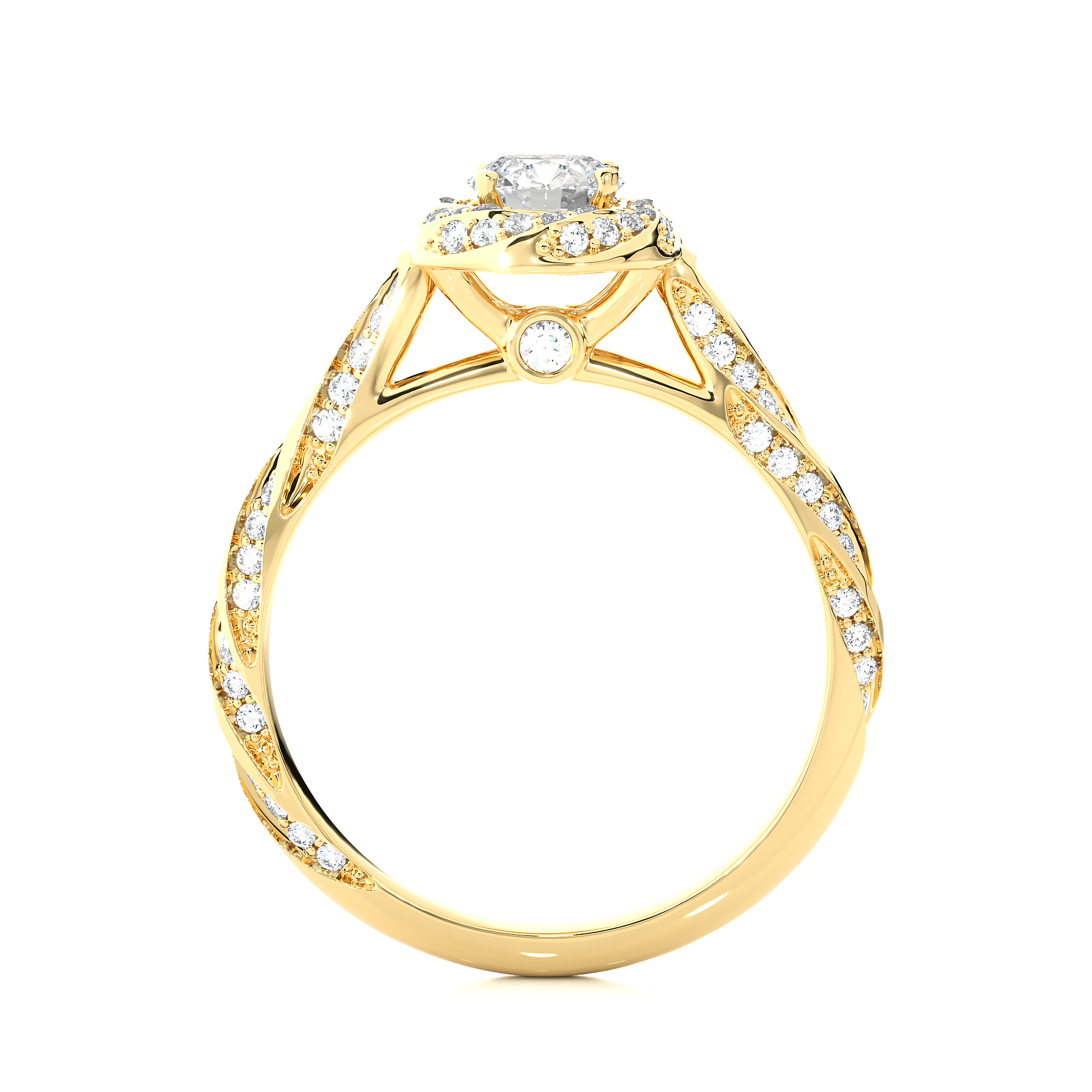 Celestial Bloom Lab Grown Diamond Ring
