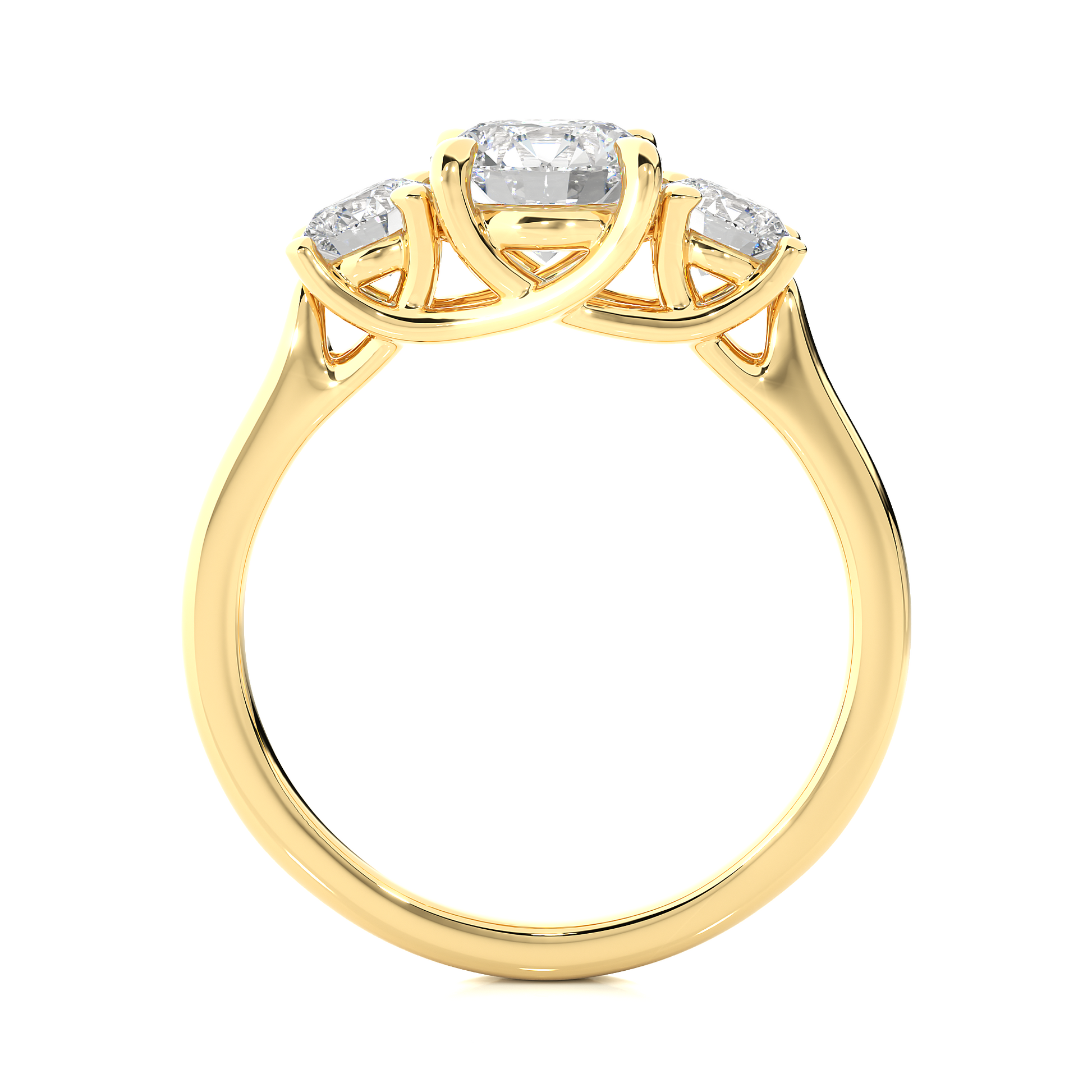 Faithful Embrace Ring made with Gold and Lab Grown Diamonds