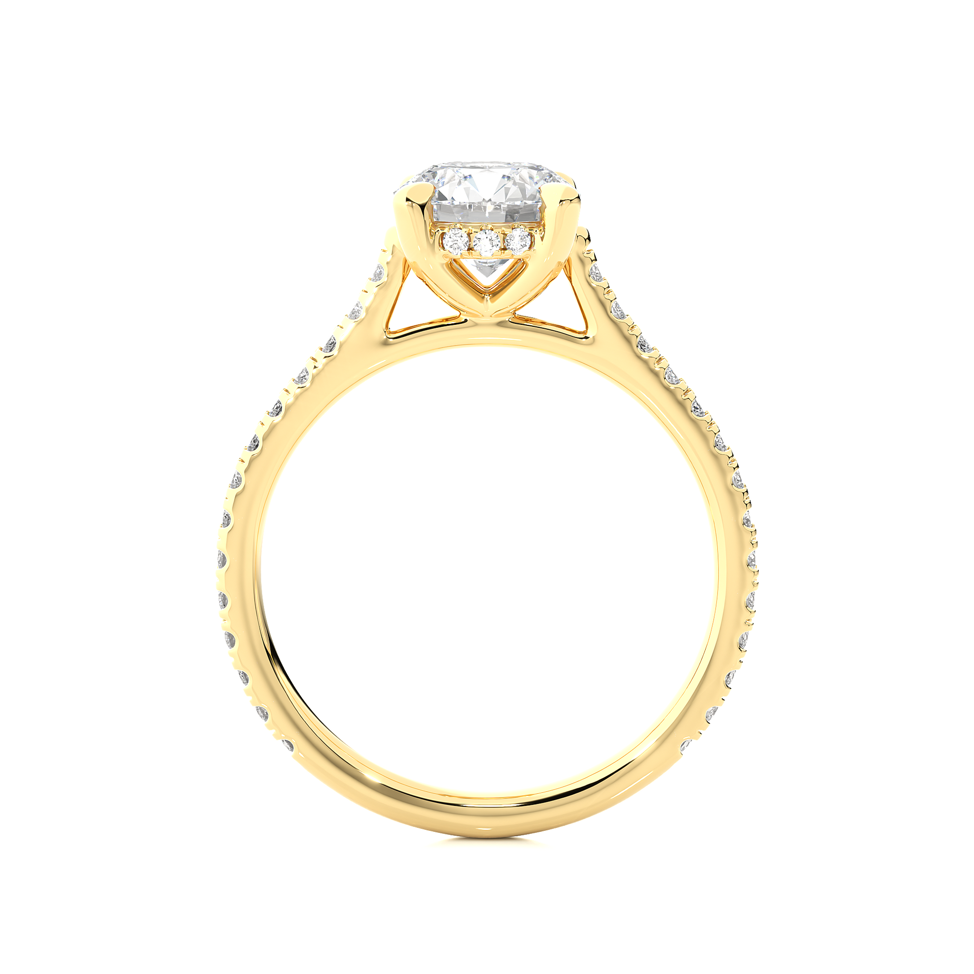 1.2+0.35 Ct Round Diamond Ring