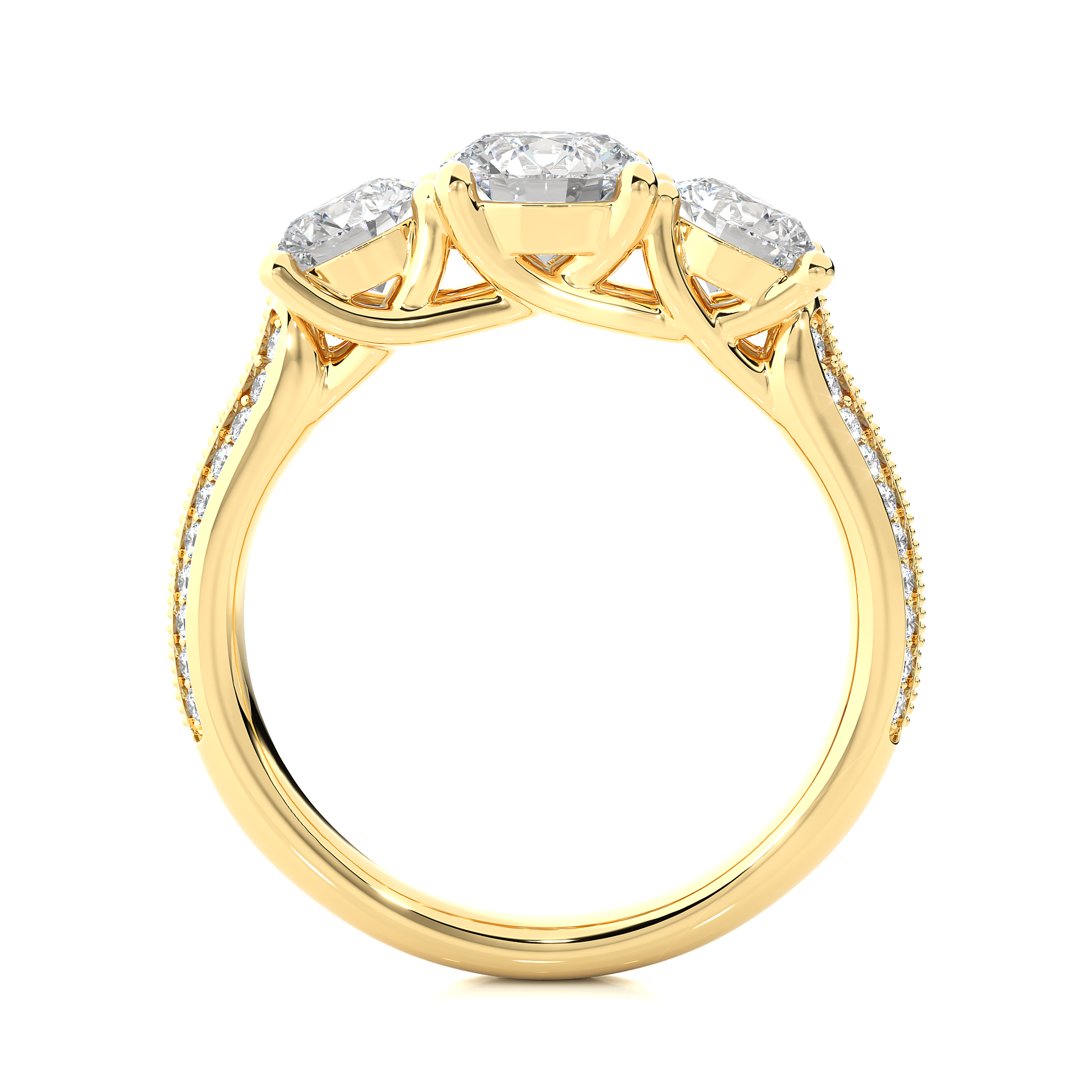 Loyal Harmony Ring - Premium Lab Grown Diamond Ring made with Fine Gold