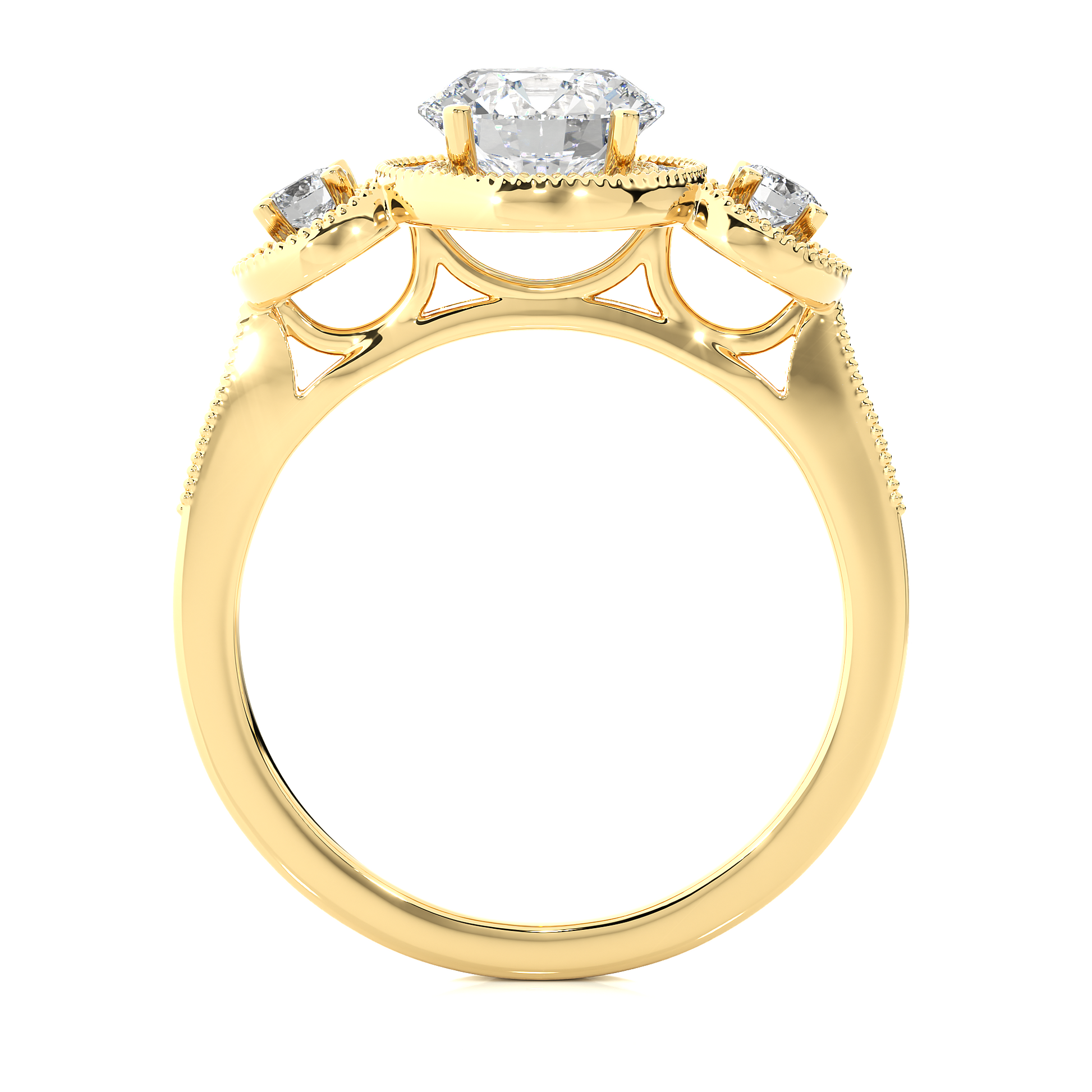 Virtuous Bond Lab Grown Ring with Fine Gold