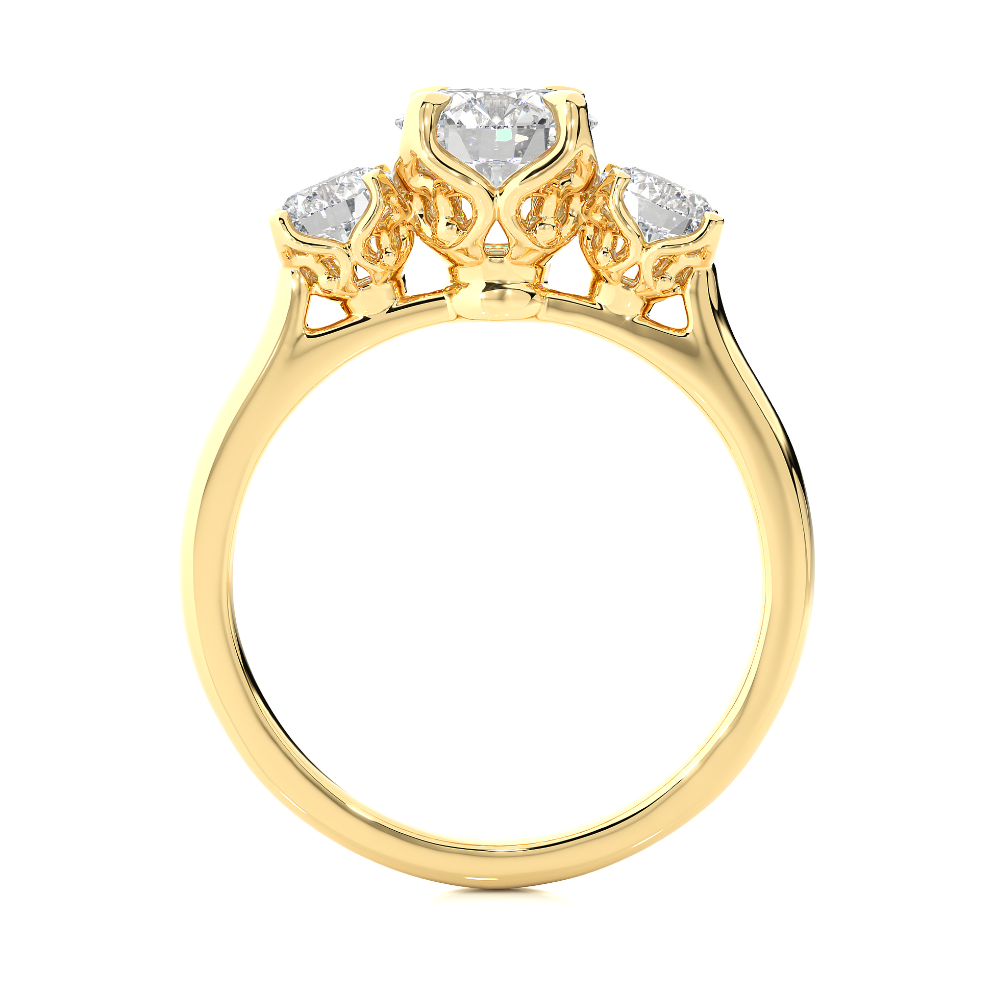 Lifelong Vows and Love Ring made with Gold and Lab Grown Diamonds