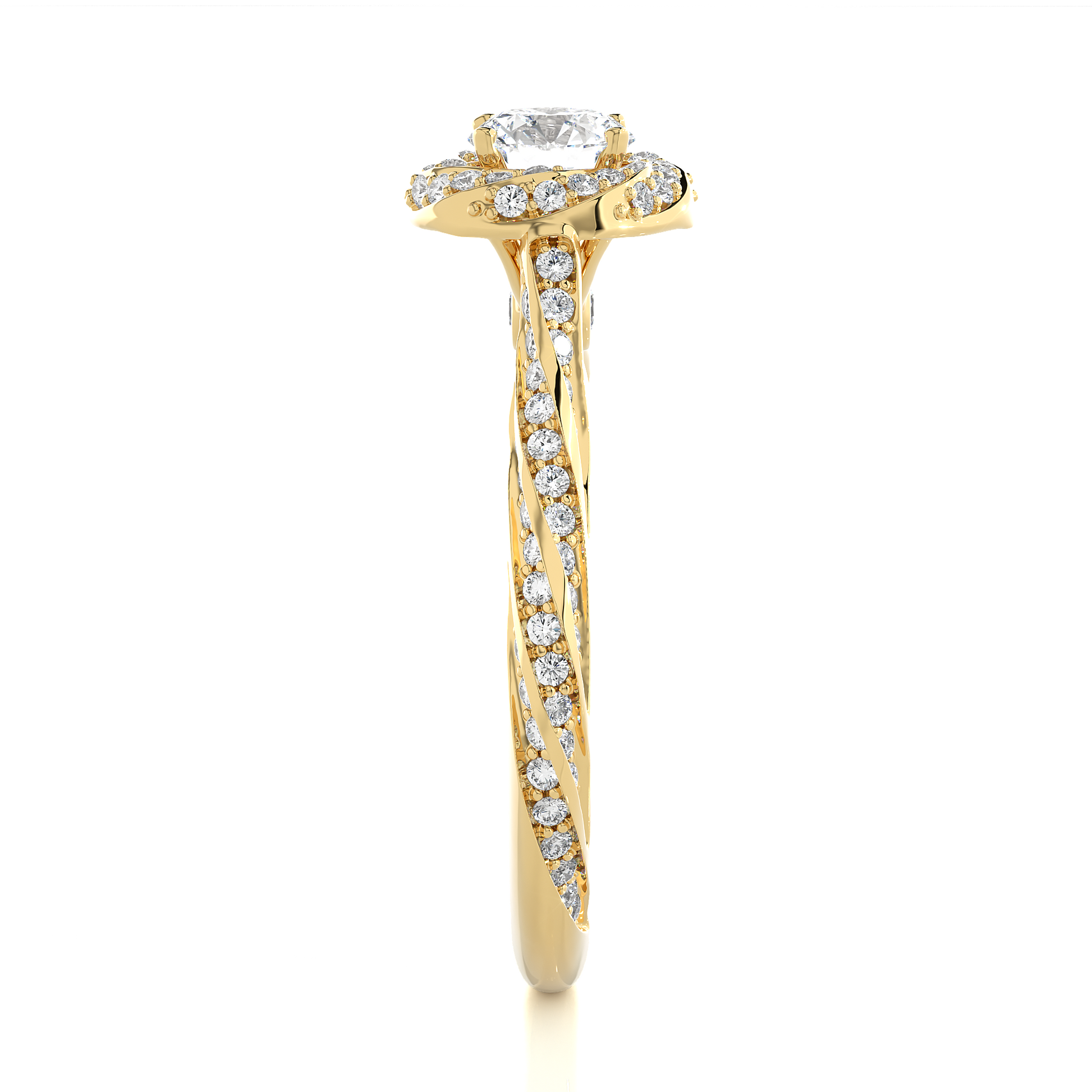 Celestial Bloom Lab Grown Diamond Ring