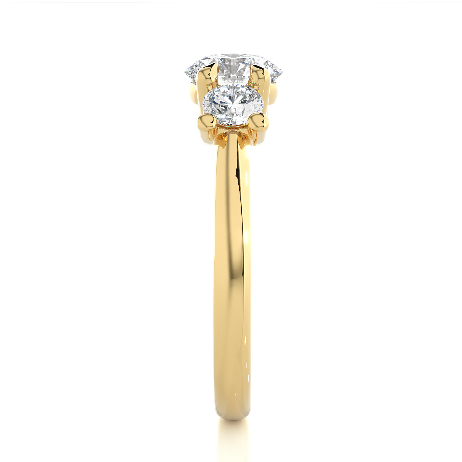 Whispered Vows Lab Grown Diamond Ring - Cherished Love Stories and Anniversaries