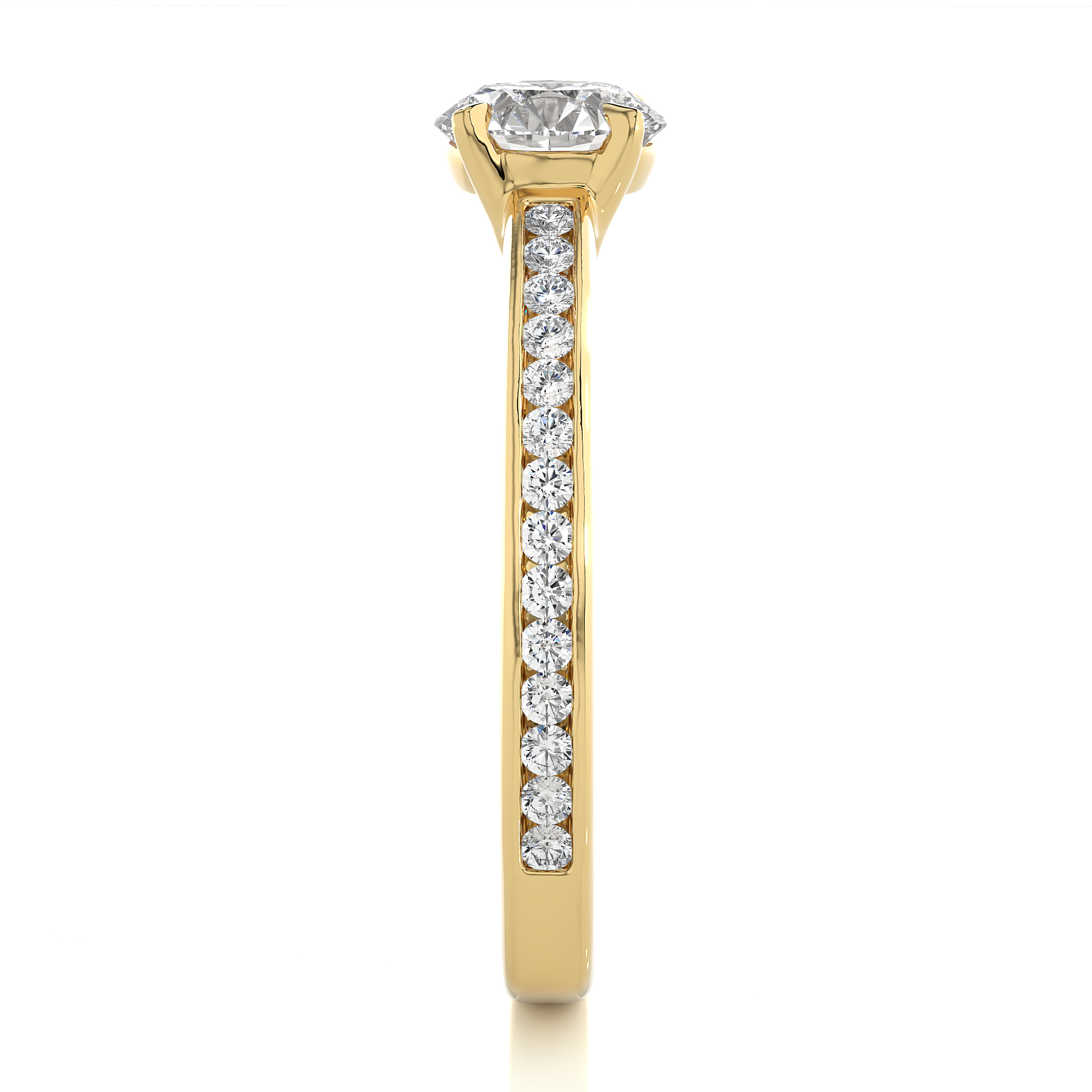 1+0.29  Ct Round Diamond Ring