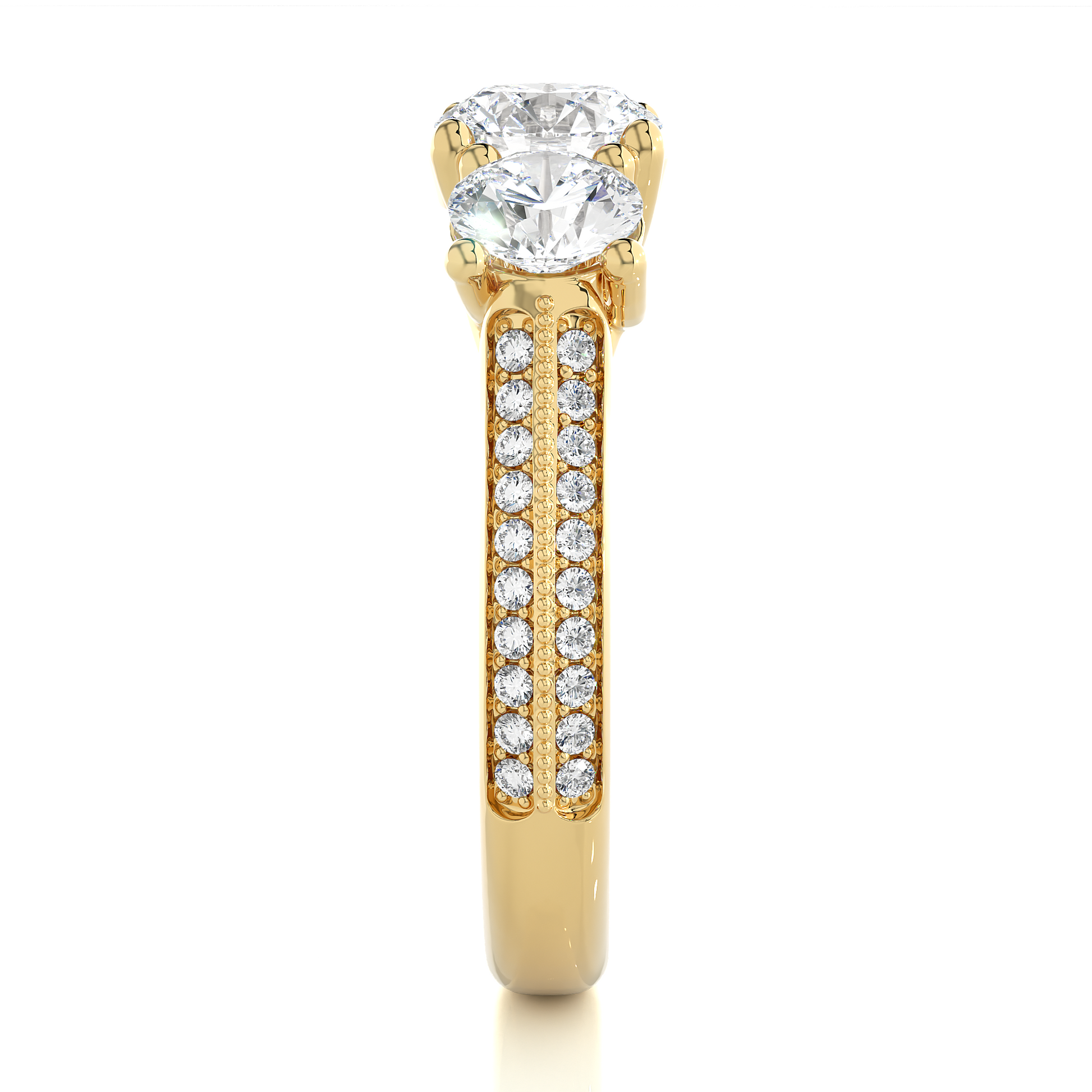 Loyal Harmony Ring - Premium Lab Grown Diamond Ring made with Fine Gold