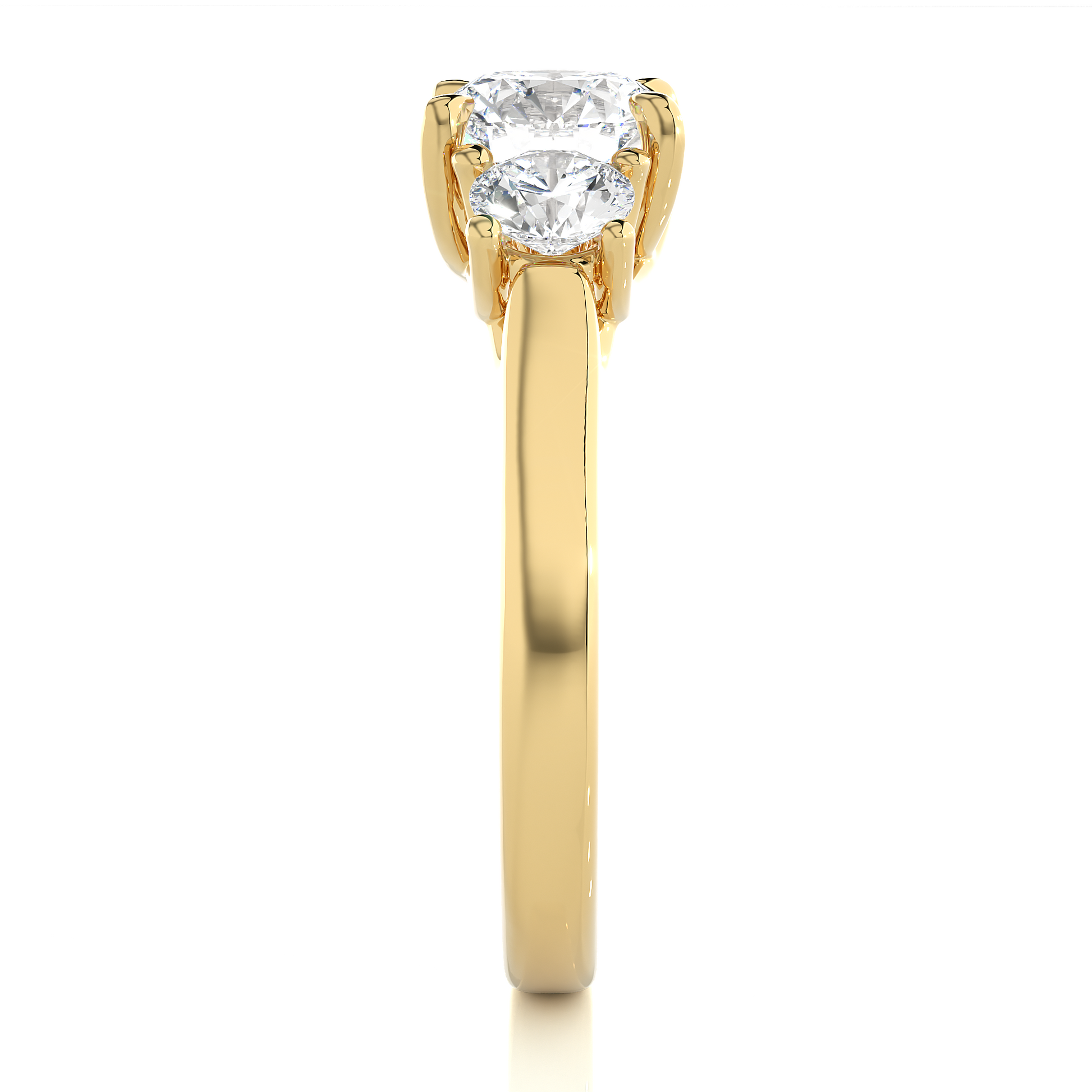 Faithful Embrace Ring made with Gold and Lab Grown Diamonds