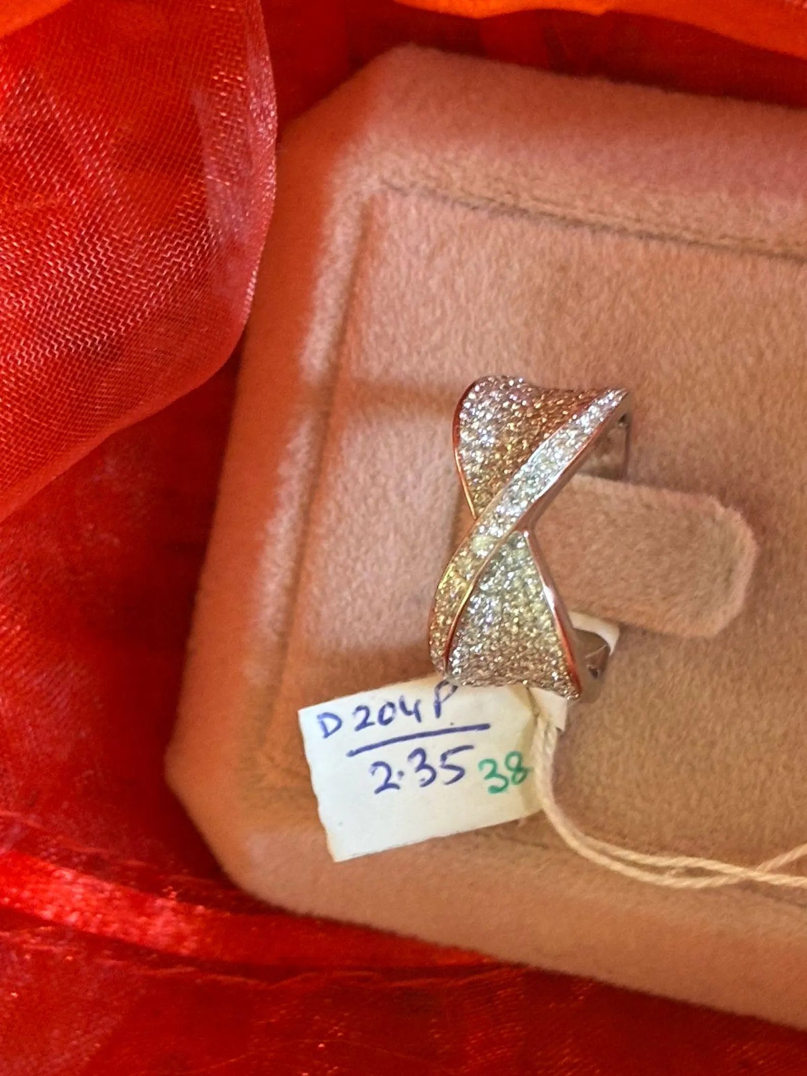 18K gold lab diamond cluster ring