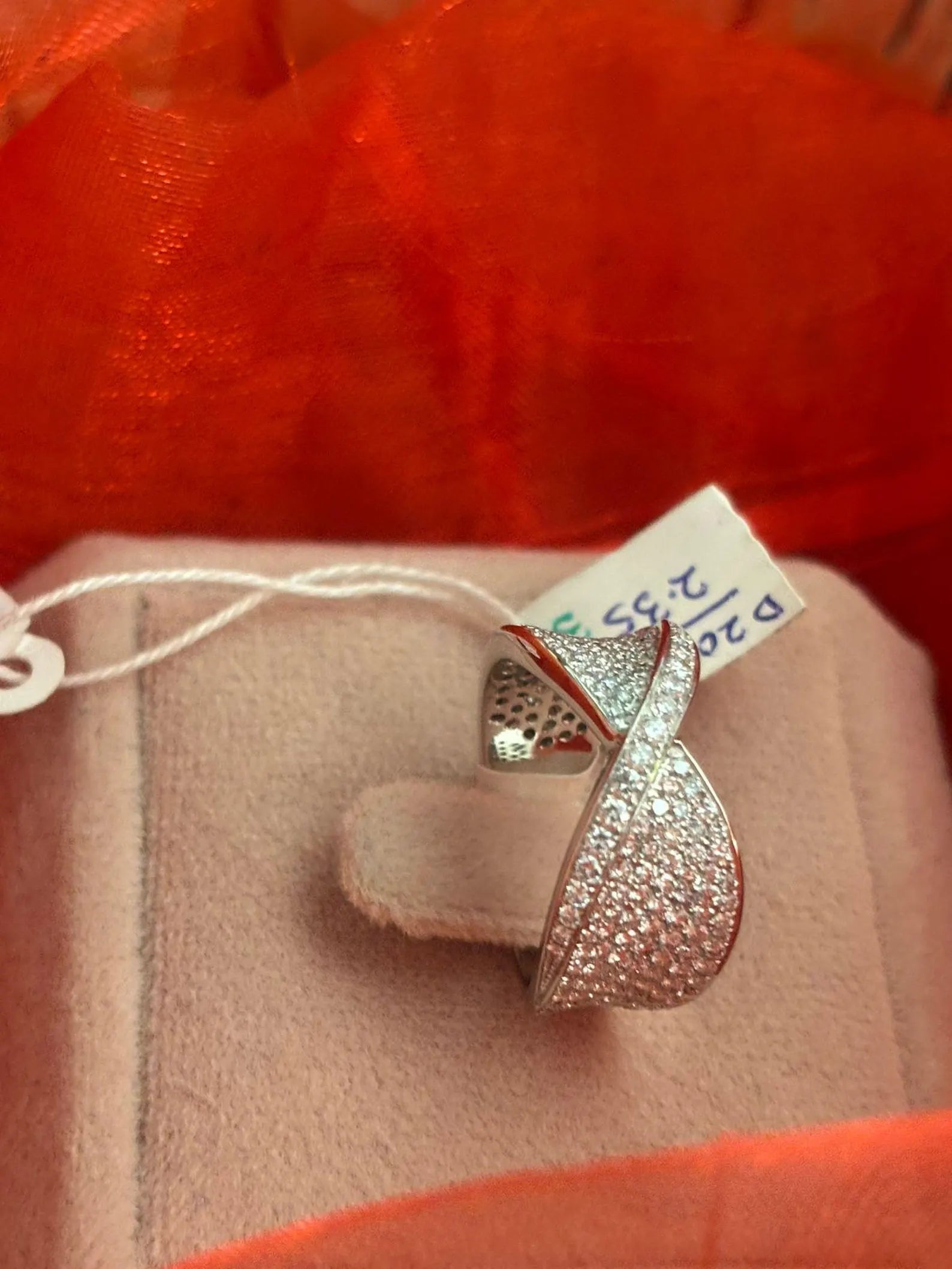 18K gold lab diamond cluster ring