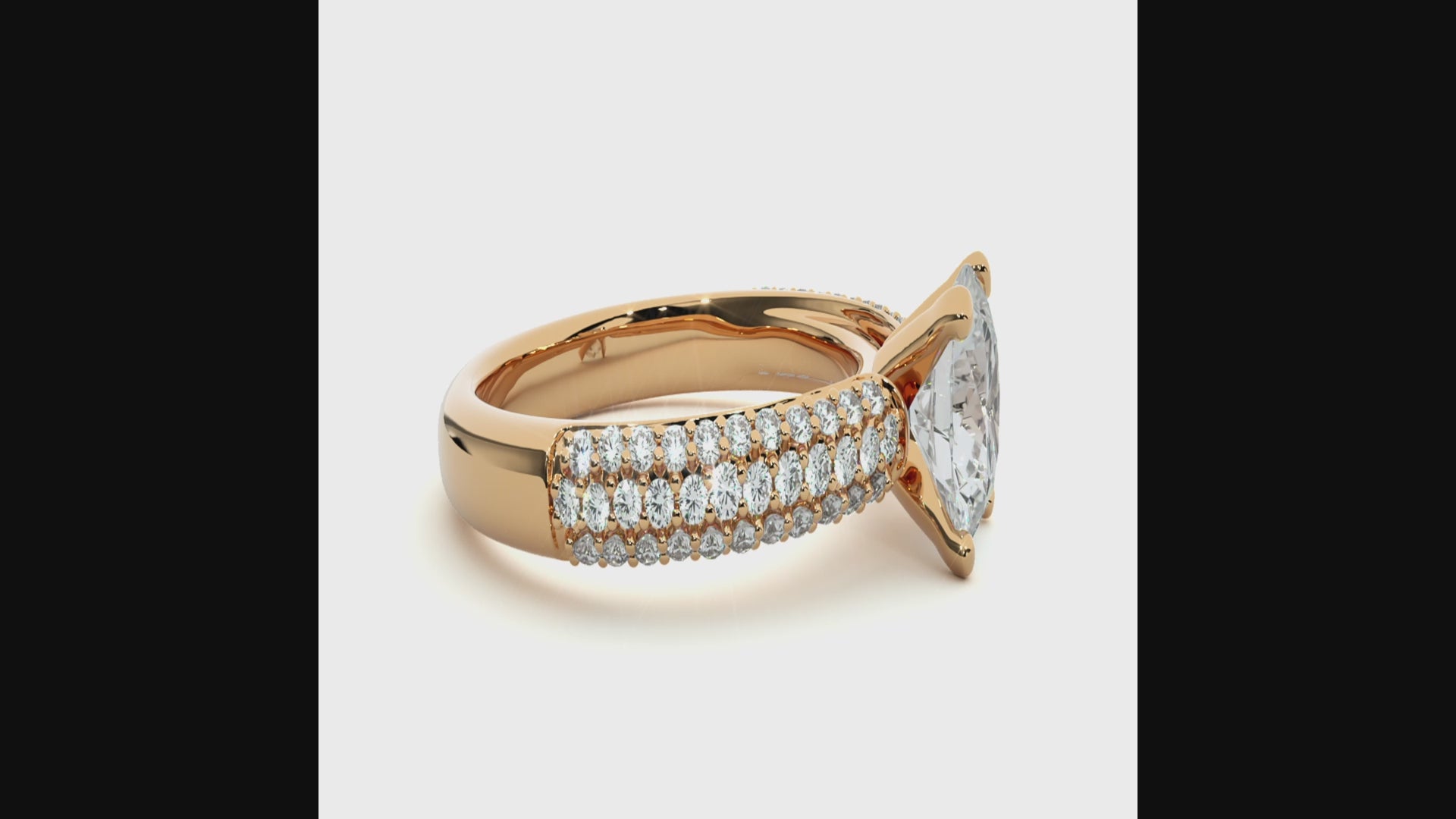 0.8+0.41 Ct Round Diamond Ring