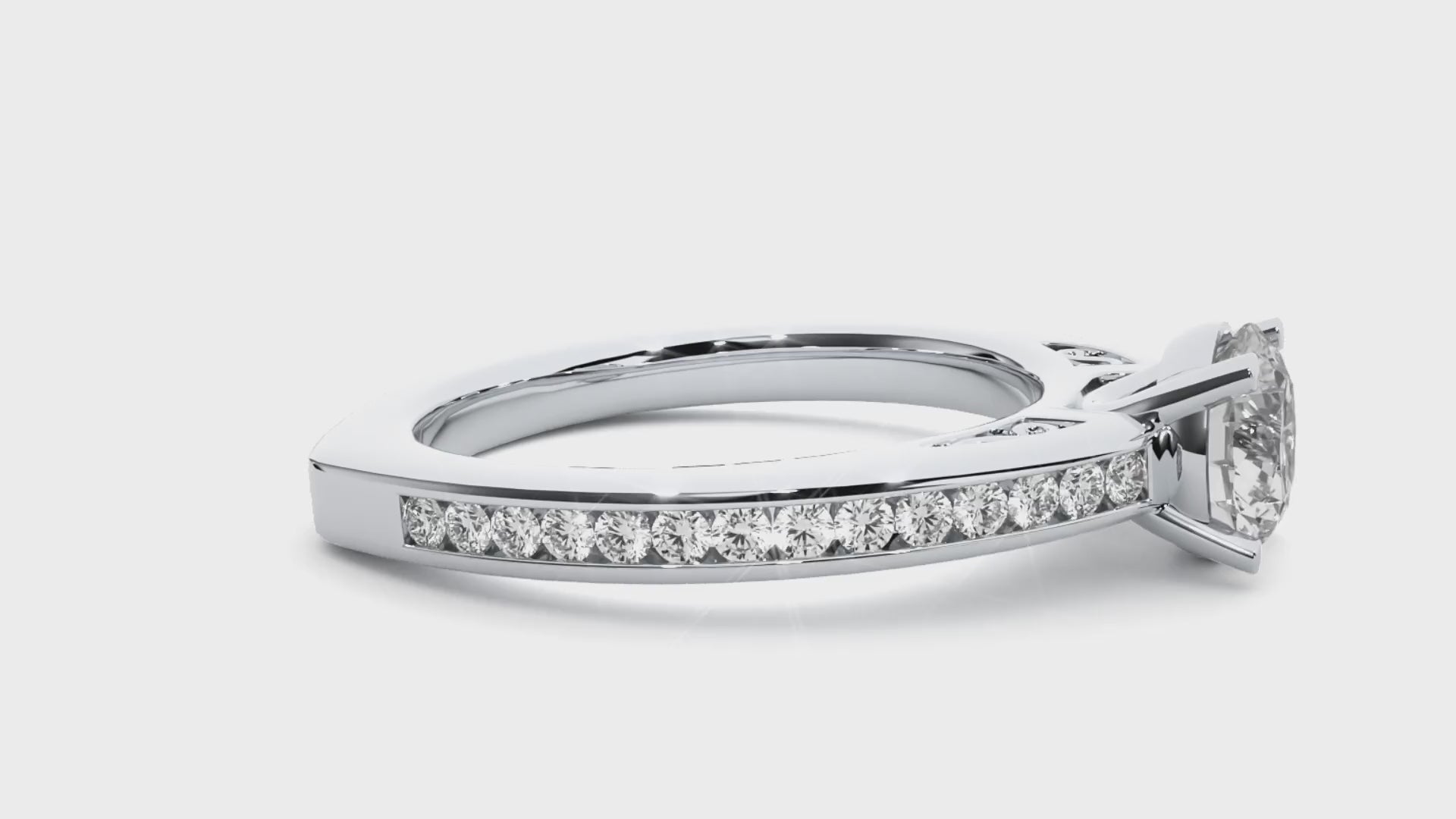 1+0.29  Ct Round Diamond Ring