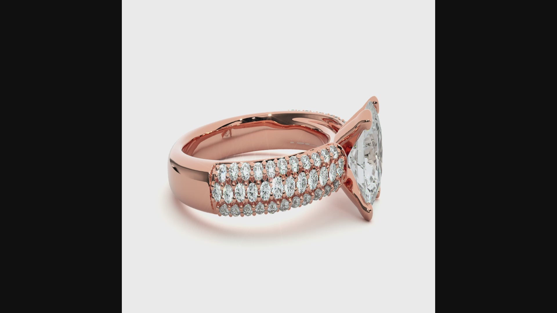 0.8+0.41 Ct Round Diamond Ring