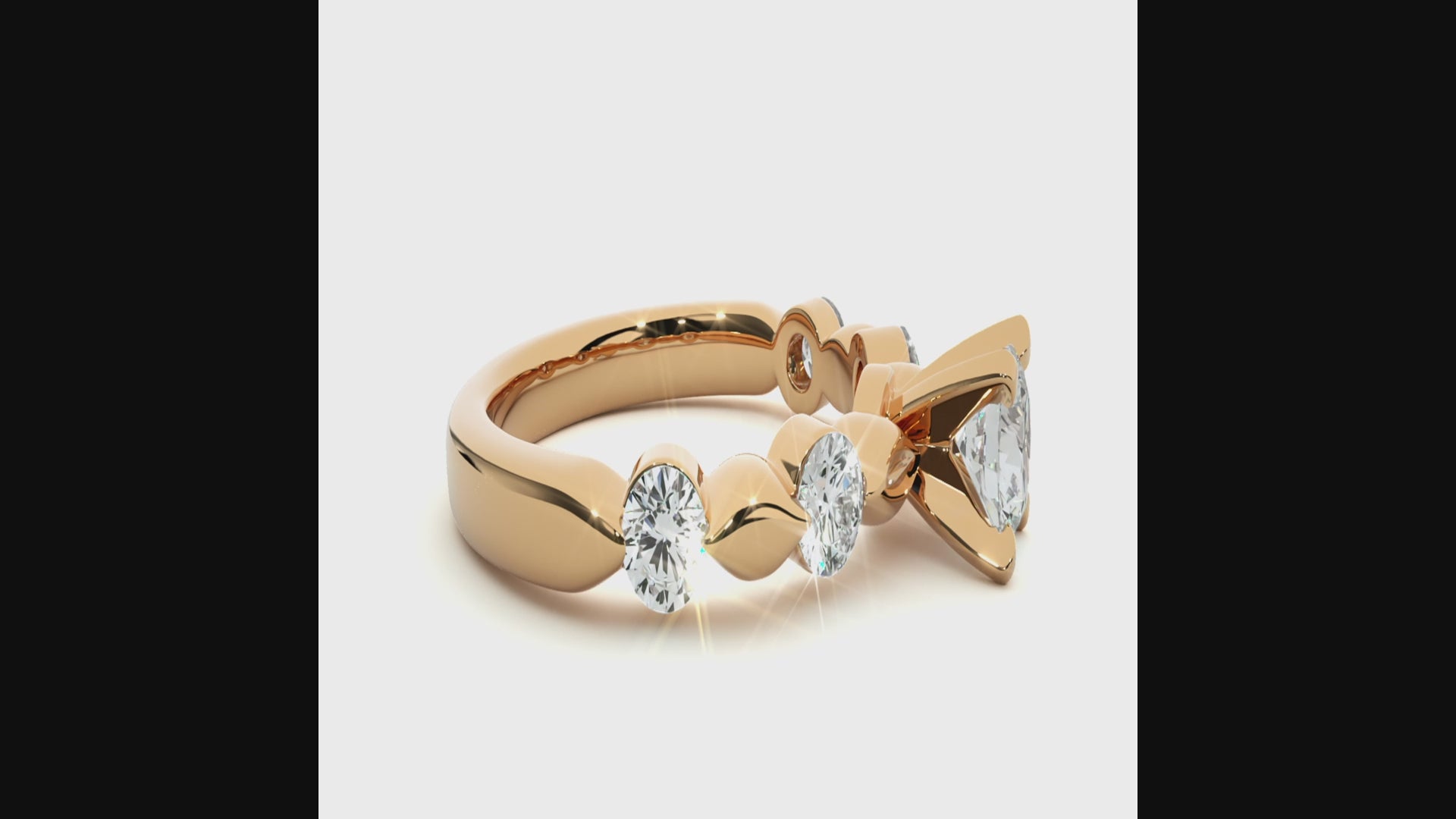 0.4+0.49 Ct Round Diamond Ring