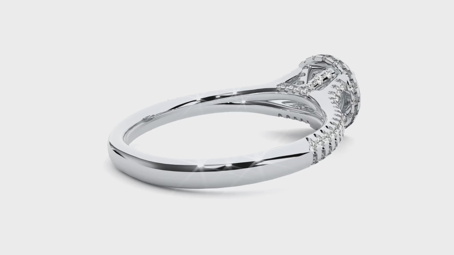 0.6+0.48 Ct Round Diamond Ring
