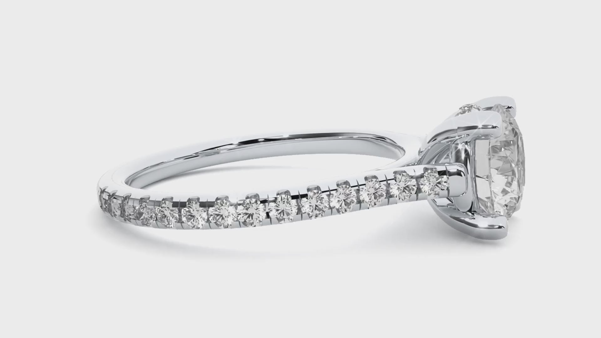 1.2+0.35 Ct Round Diamond Ring