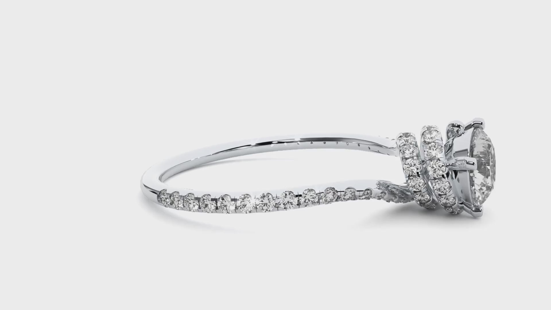 Elysian Twist Round Premium Lab Grown Diamond Ring