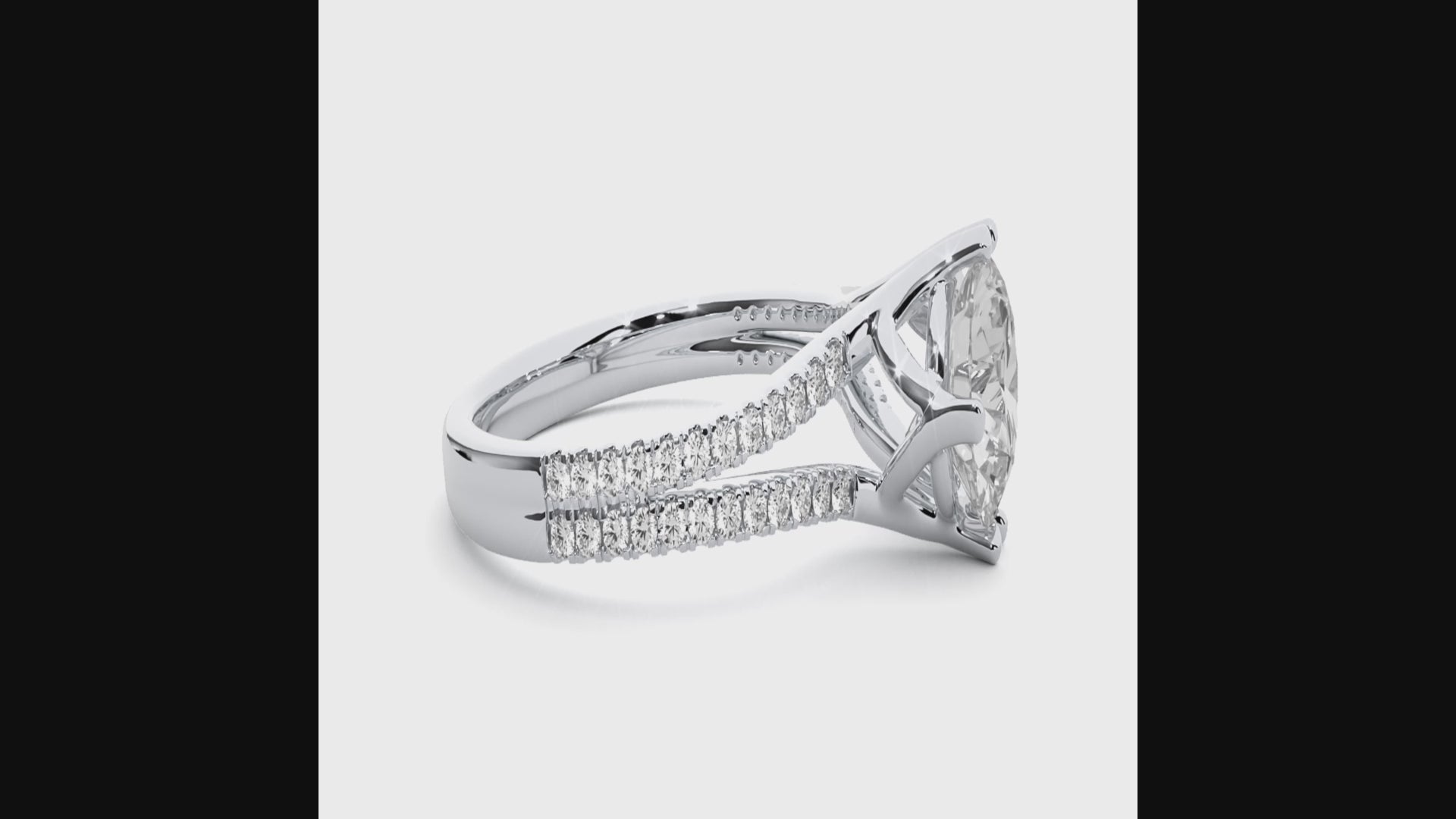 0.8+0.24 Ct Round Diamond Ring