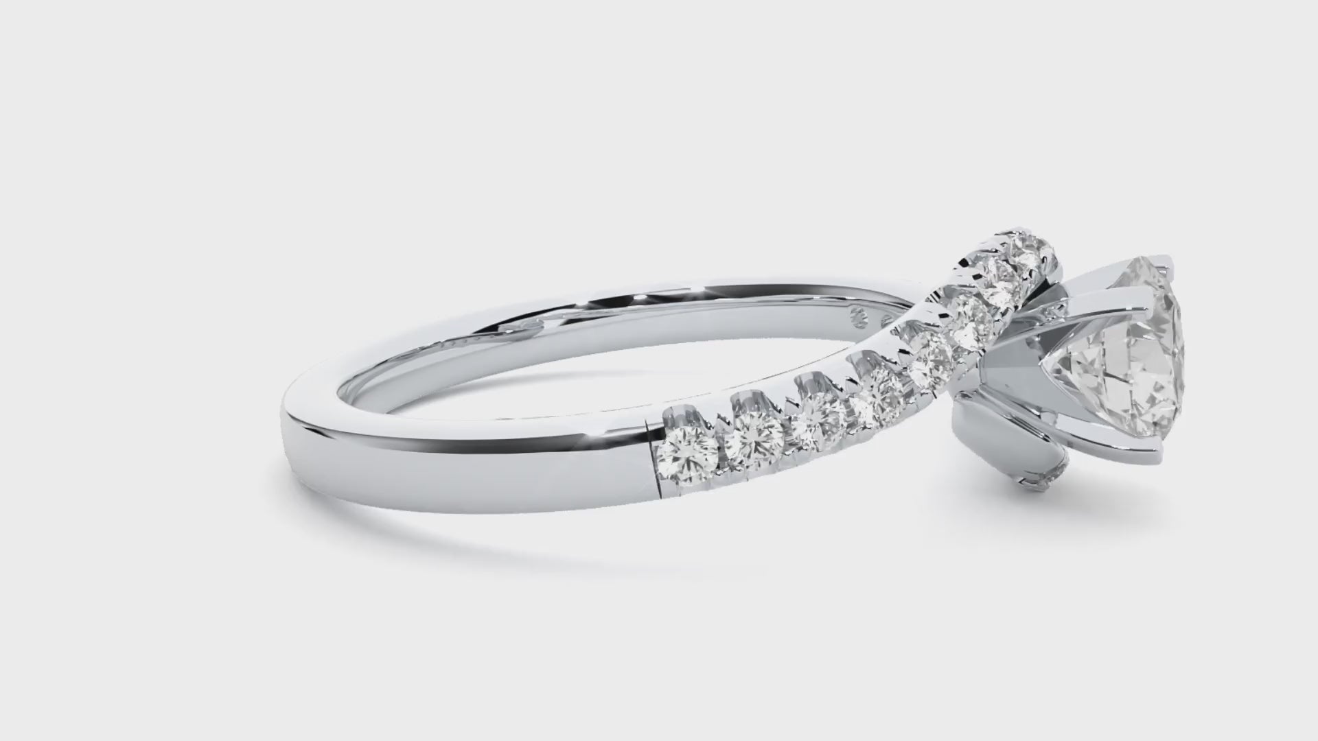 0.5+0.16 Ct Round Diamond Ring