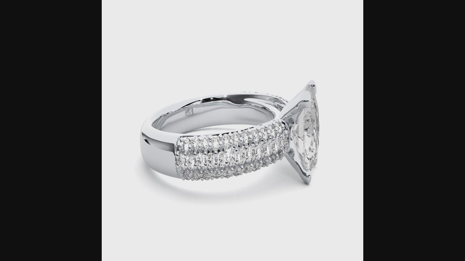 0.8+0.41 Ct Round Diamond Ring
