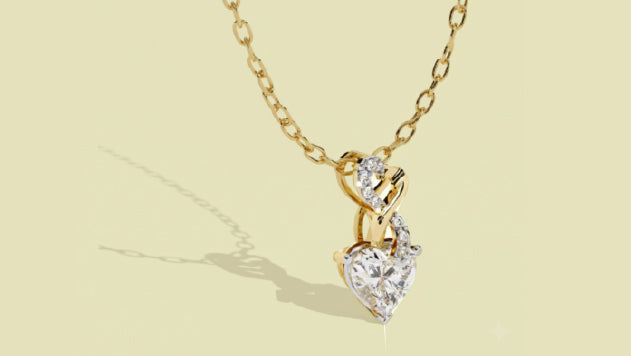 Lab Grown Diamonds Heart Pendant
