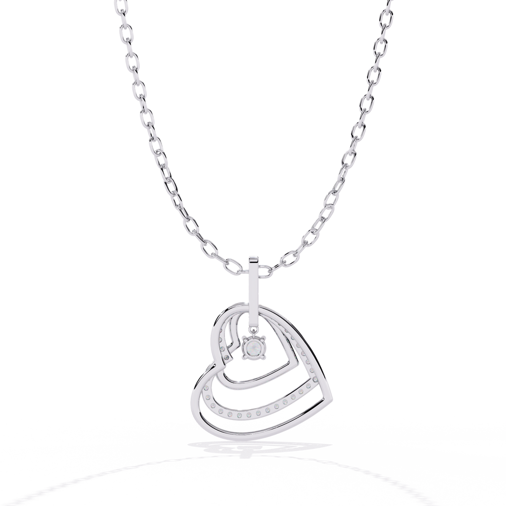 Round Diamond Pendants